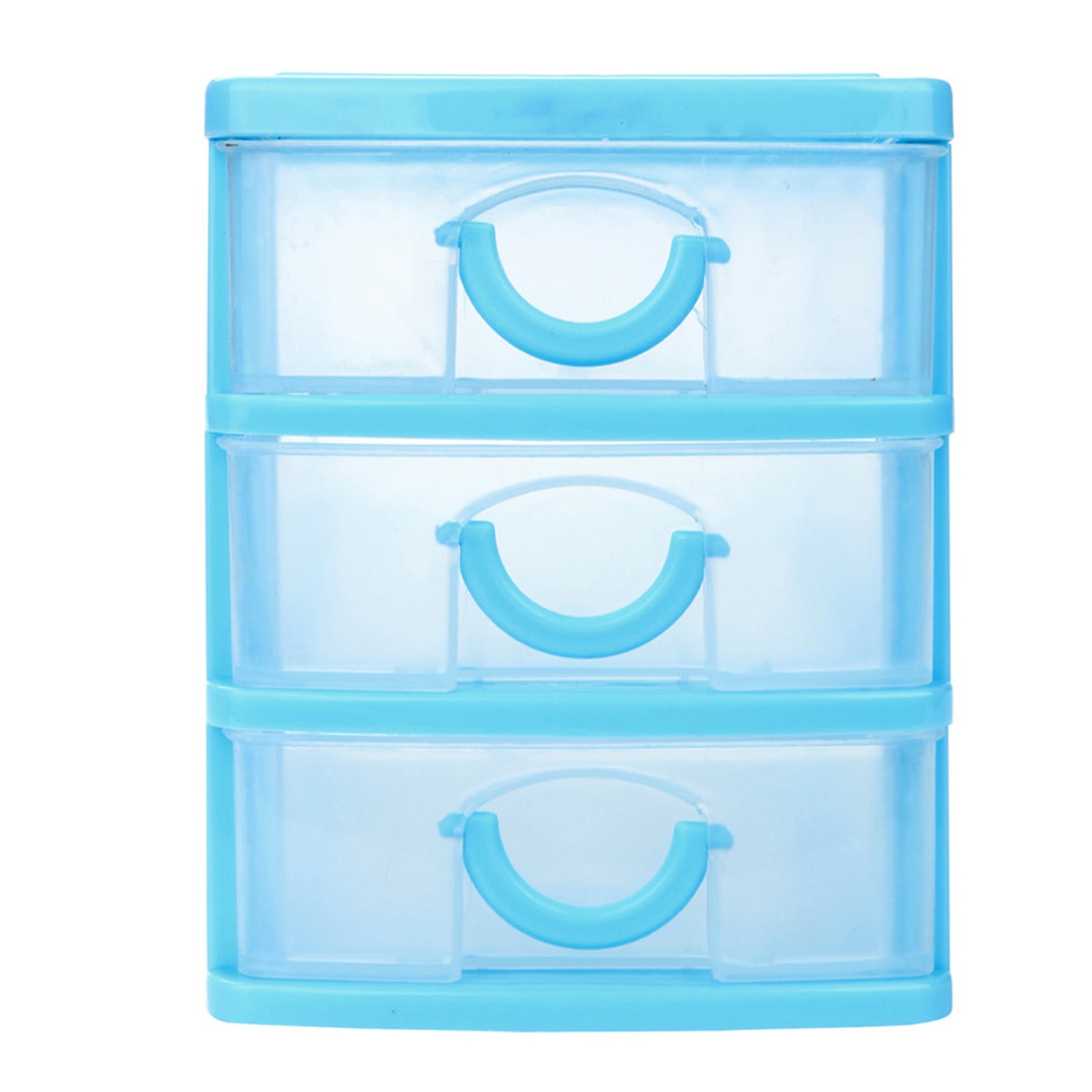 Apmemiss Desktop Drawer Organizer with 9 Clear Drawers (Clear, 5.1 in x 3.5 in x 5.9 in) 6bn42