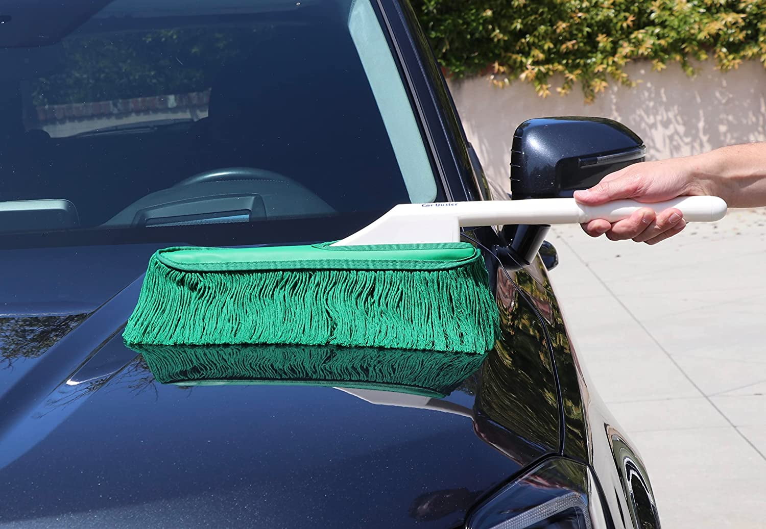 California Car Duster Detailing Combo Set with Plastic Handle (Green, 2-Piece) 5dqd9