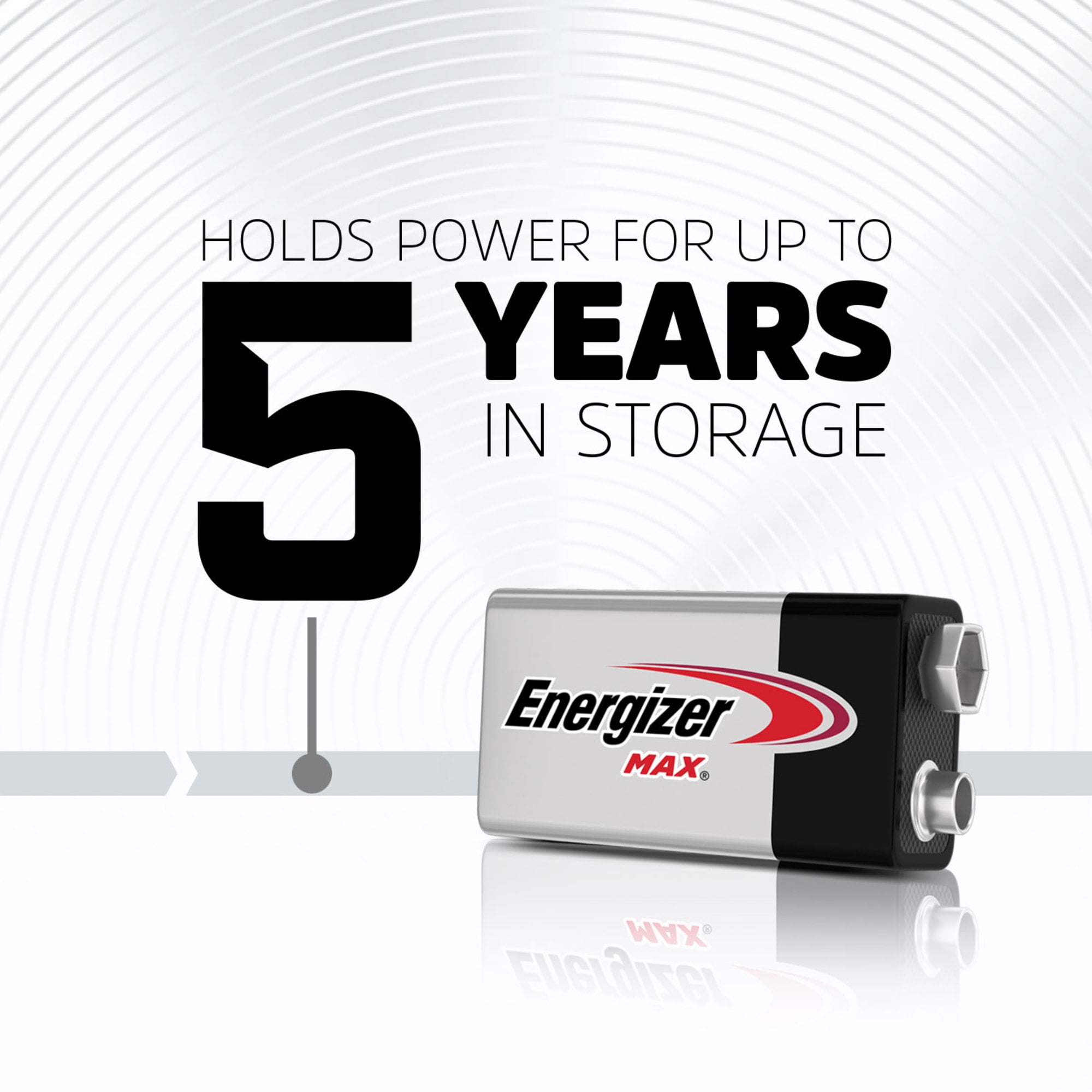 Energizer MAX 9V Alkaline Batteries (Long-Lasting Power, 2 Pack) 71011