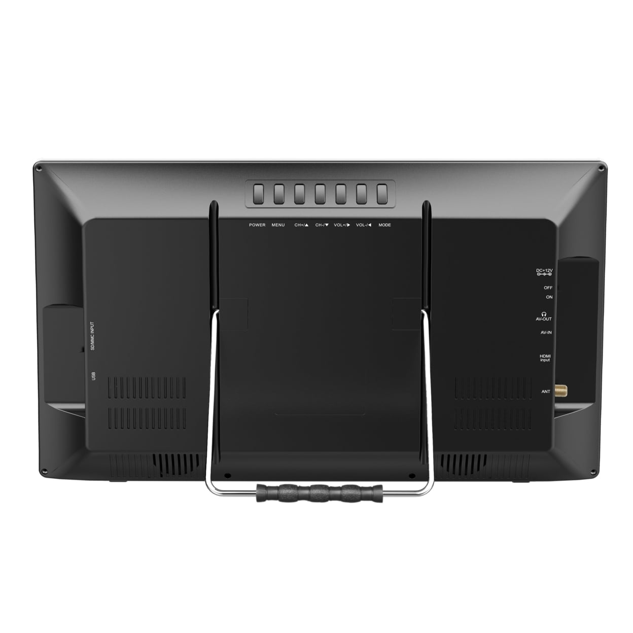 Supersonic 16-Inch Widescreen LED Portable TV with Rechargeable Battery, HDMI, USB, and FM Radio (Black, 16 in) hgony
