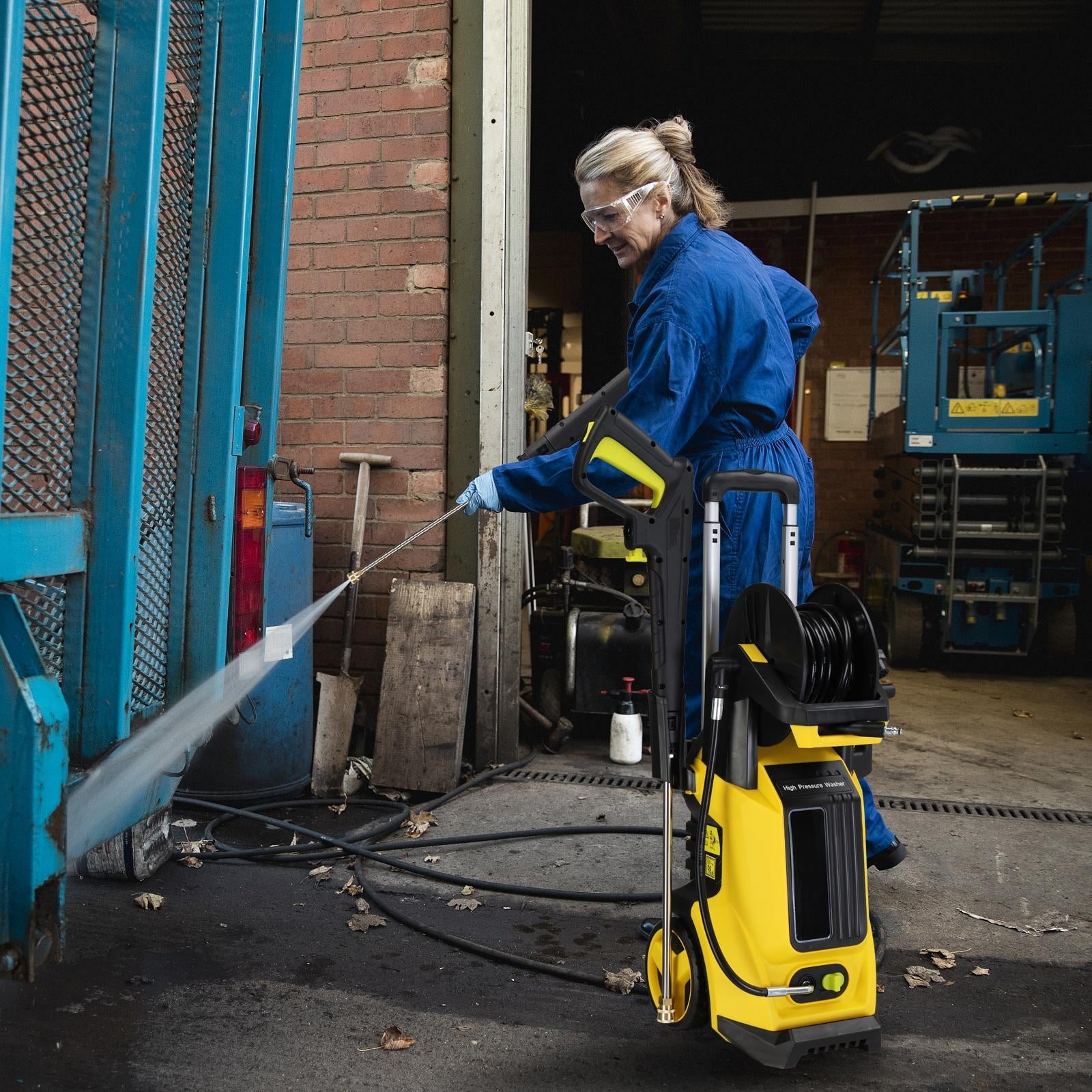 Seizeen Electric Pressure Washer High-Pressure Cleaning System (Yellow, 3380 PSI) 9fvro