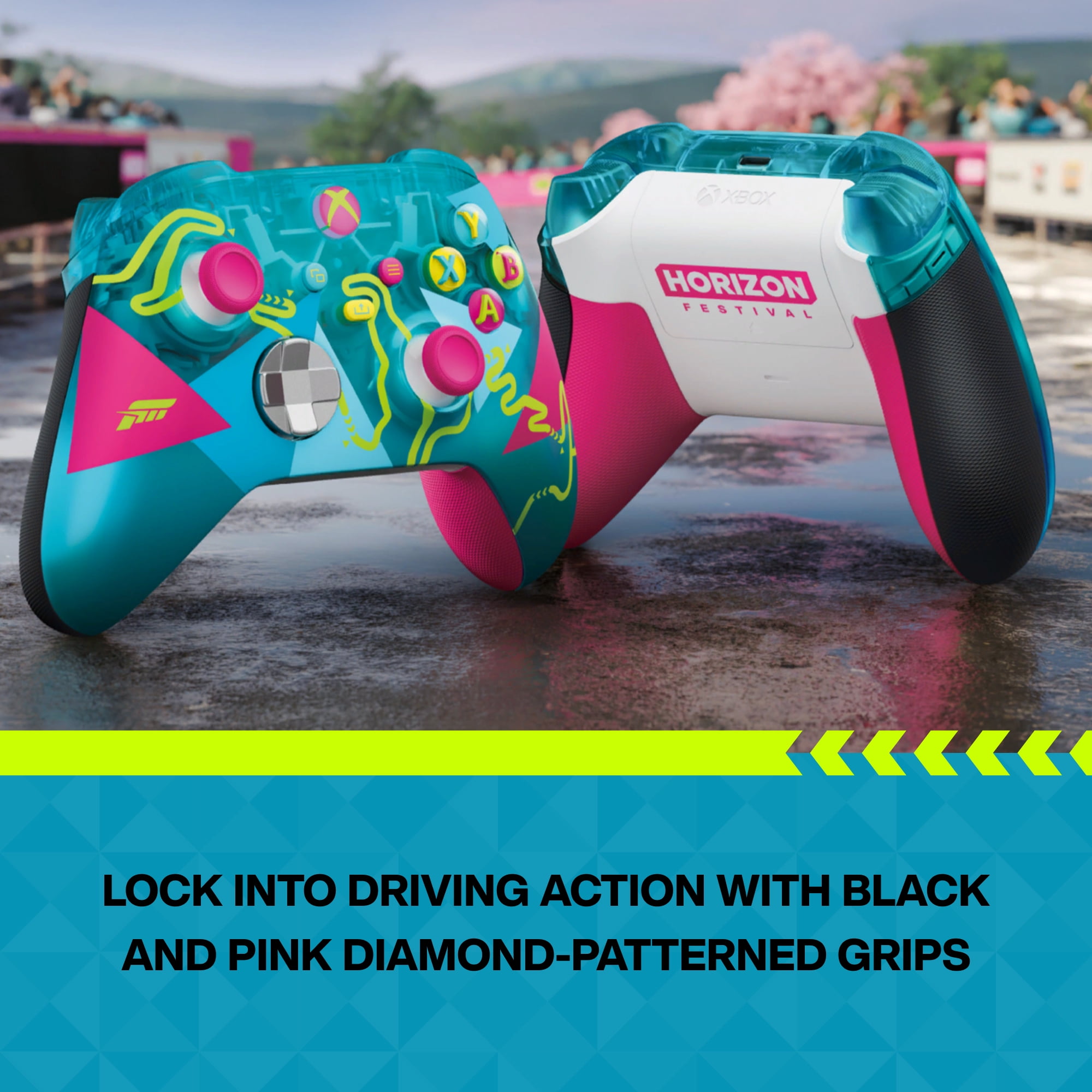 XBOX Wireless Controller Forza Horizon 6 Limited Edition for Series X|S and PC (Multi-Color) xjxlo