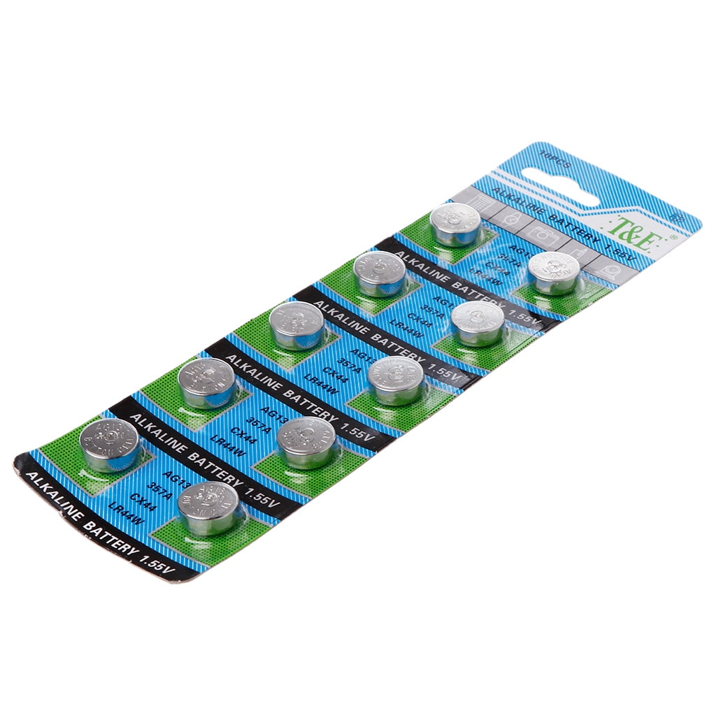 MANNYA LR44 AG13 Button Coin Cell Batteries (10 Pack, 1.5V) 2x92i