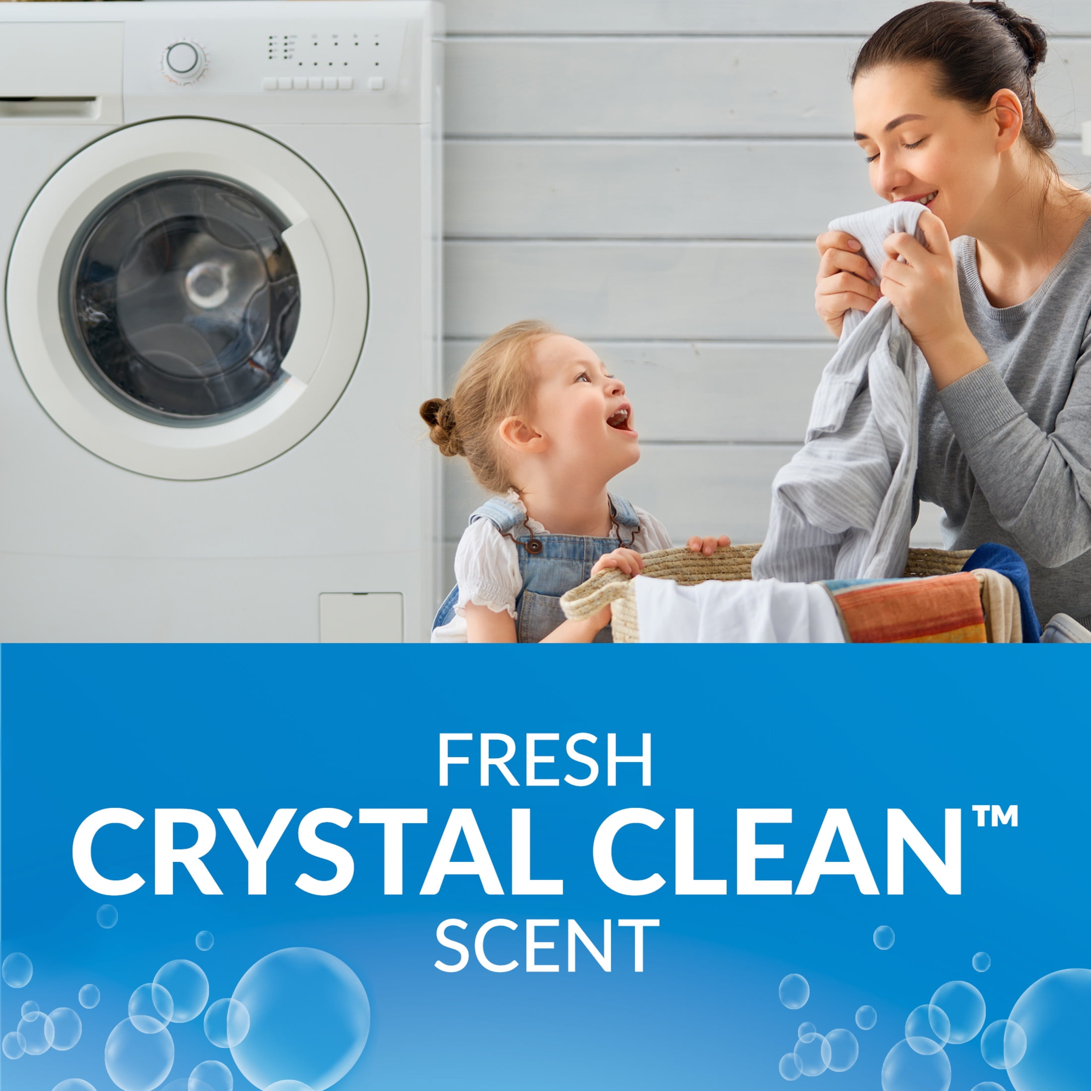 Xtra Plus OxiClean Liquid Laundry Detergent, Deep Cleaning Formula, Crystal Clean Scent (203.1 fl oz) mt61b