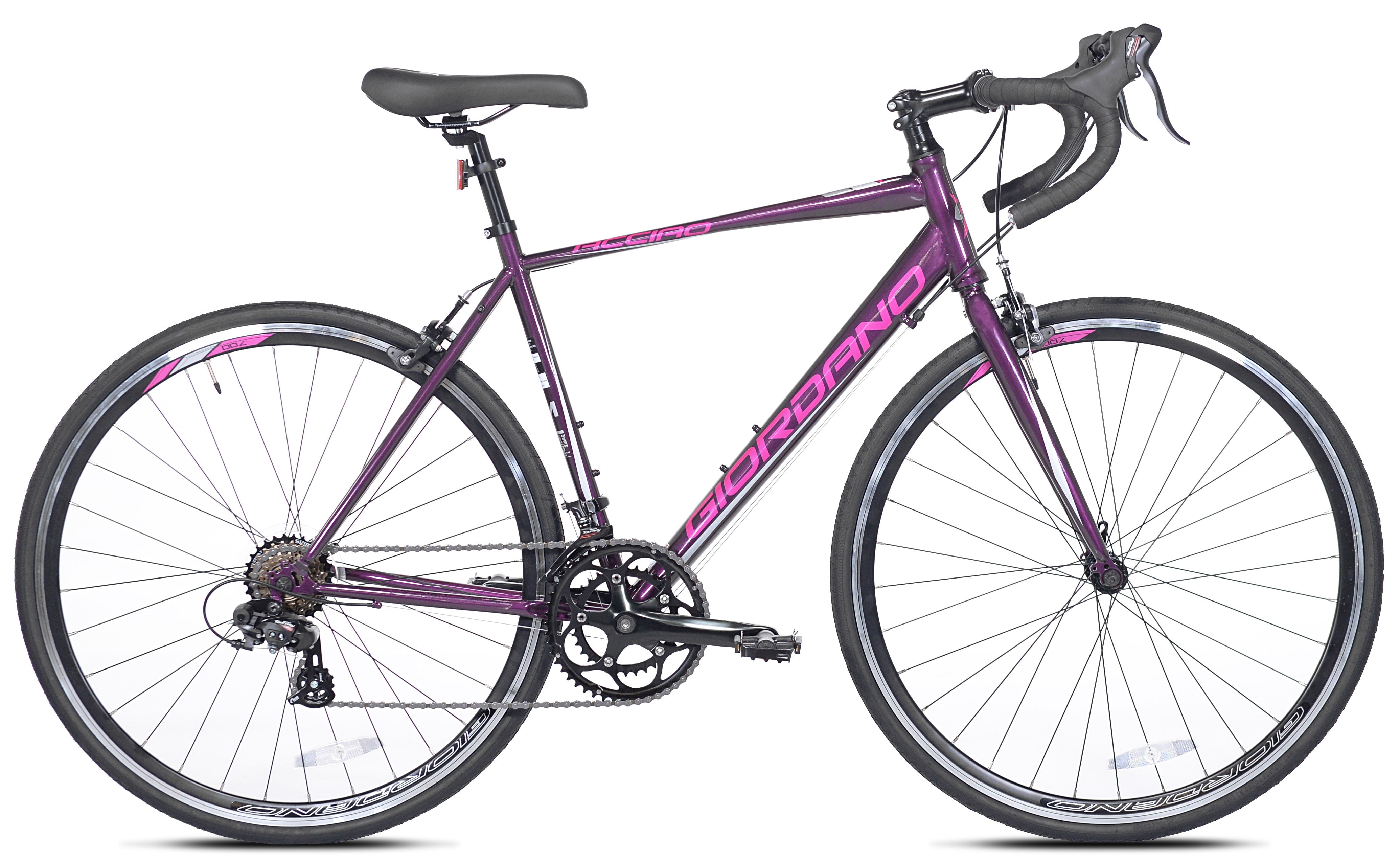 Giordano Acciao Road Bicycle (Purple, Medium Frame, 700C) heikp