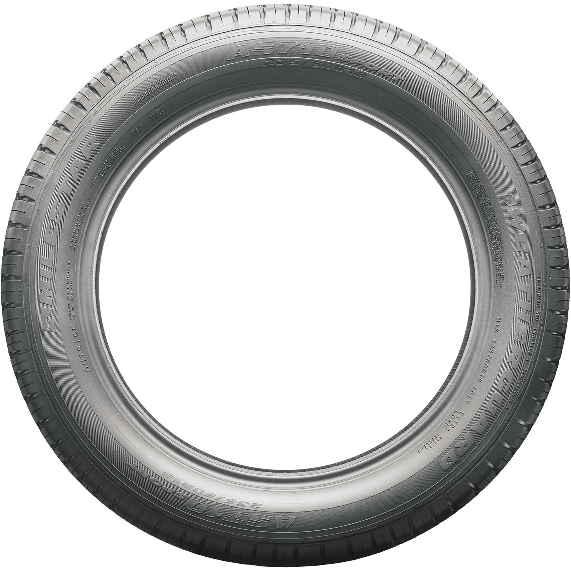 Milestar Weatherguard AS710 Sport All Season Passenger Tire (205/65R16, 99H XL) xfcvd