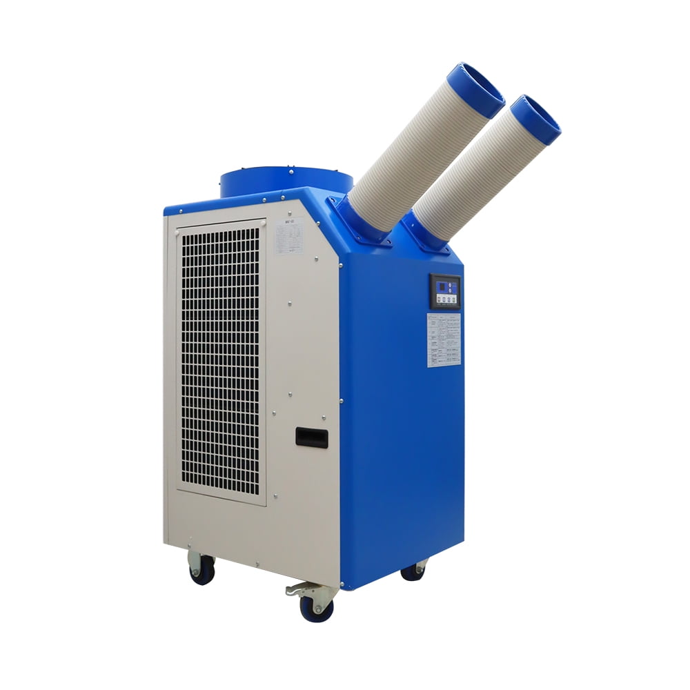 Techtongda Industrial Portable Air Conditioner Spot Cooler with Intelligent Control (Blue, 220V) defua