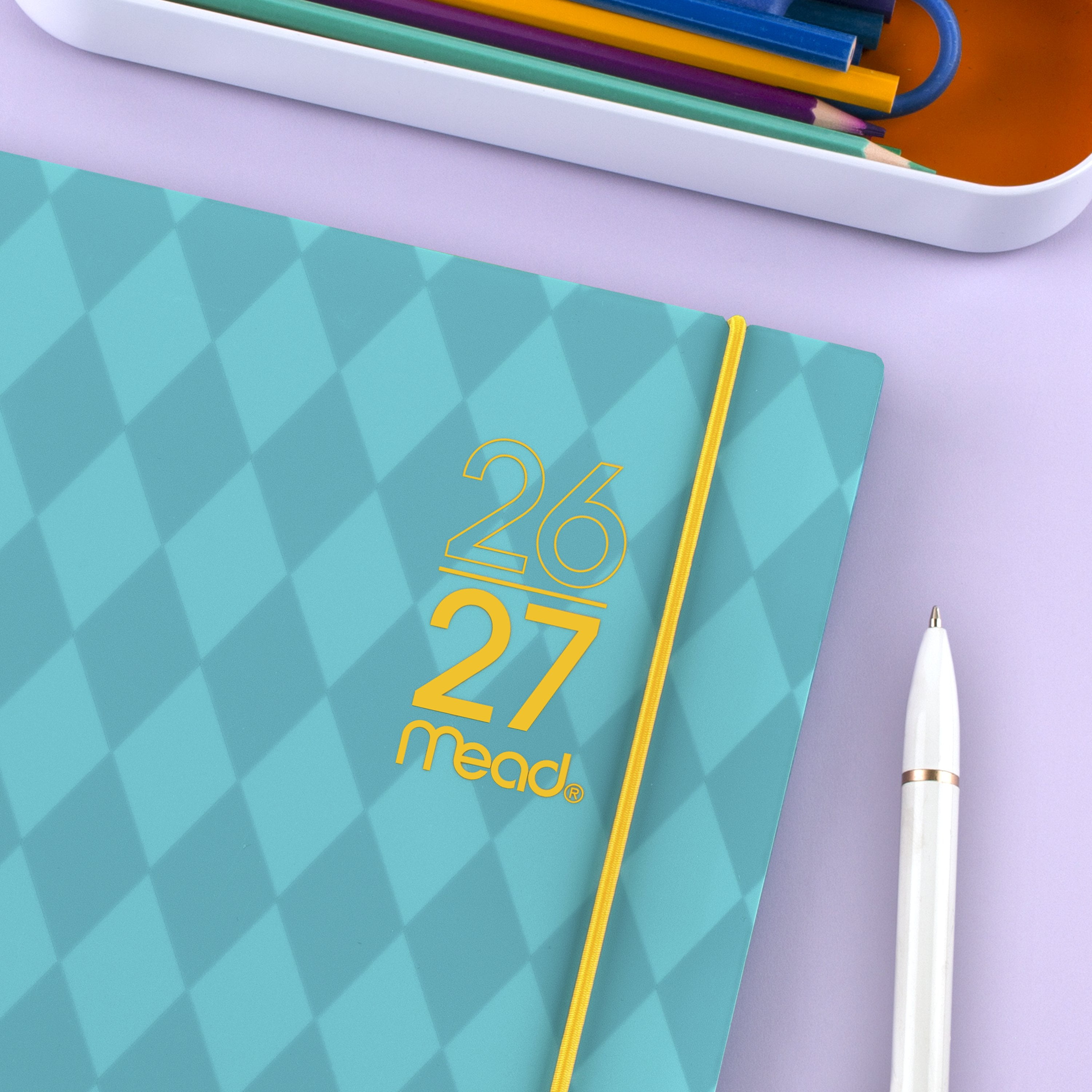 Mead Academic Planner 2026-2027, Weekly & Monthly Organizer (Tranquil Turquoise, 8.5 in x 11 in) 6uoy5