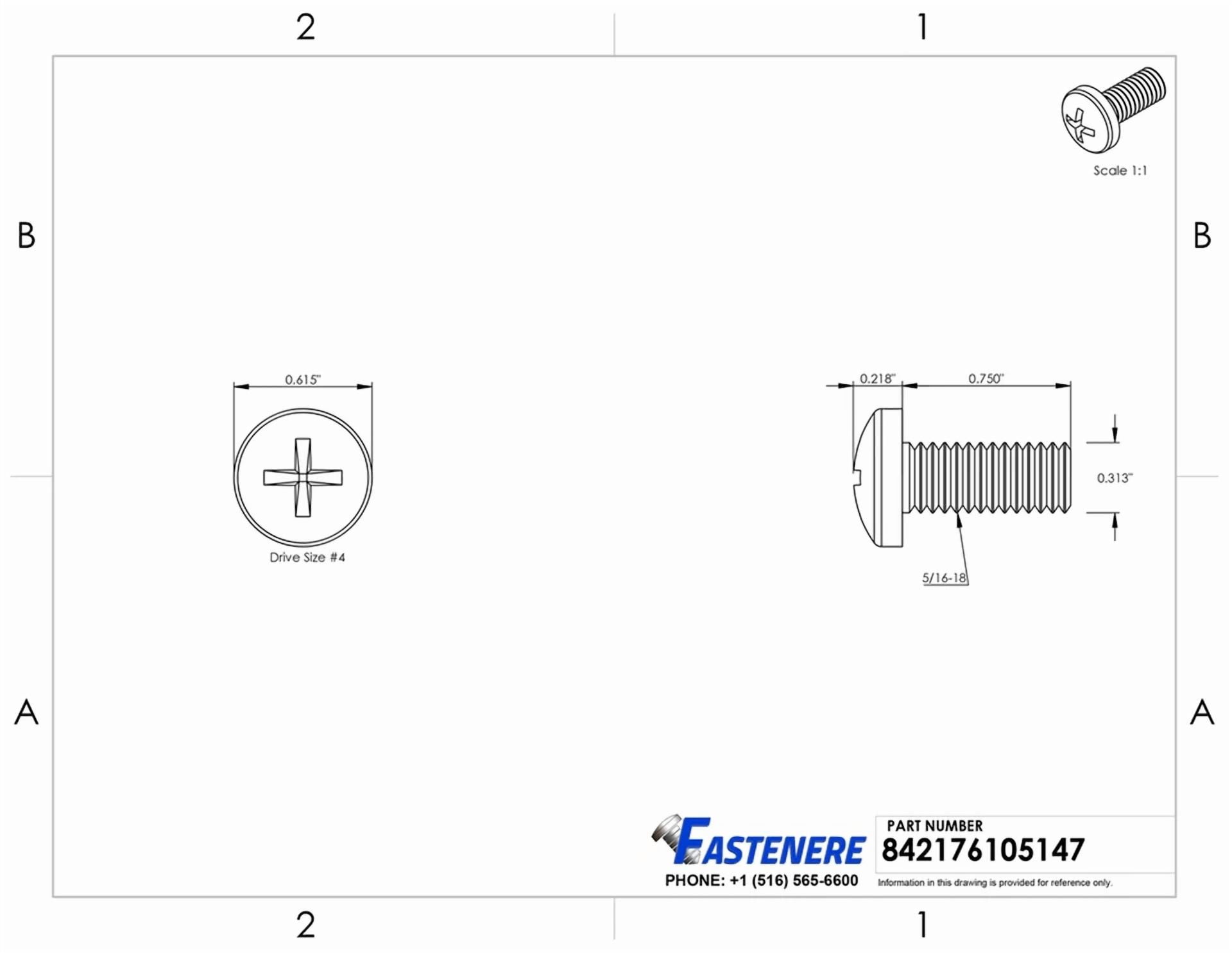 YANI 5/16-18 x 3/4 Pan Head Machine Screws Phillips Drive Stainless Steel (25 Pack) q5uv1