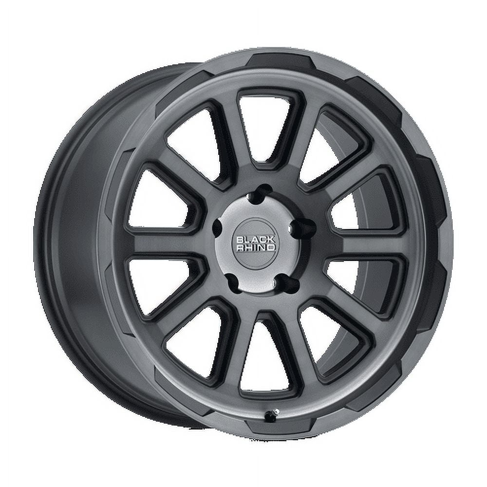 Black Rhino Chase Off-Road Wheel, Durable Aluminum Rim (Brushed Gunmetal, 18x9 in) pak0z
