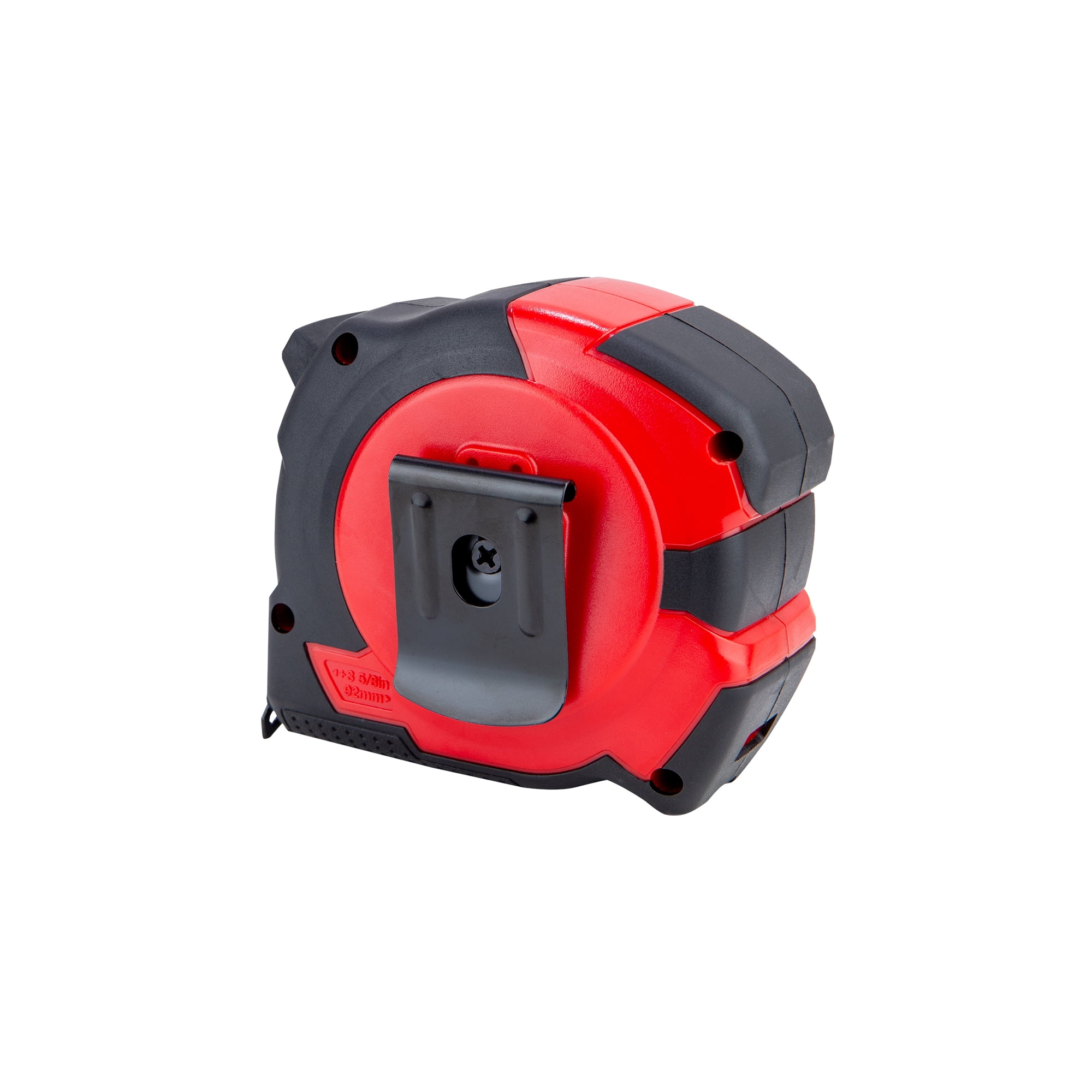Hyper Tough Magnetic Tape Measure, Heavy-Duty Retractable Blade with Locking Mechanism (Red, 35 ft) wljo0