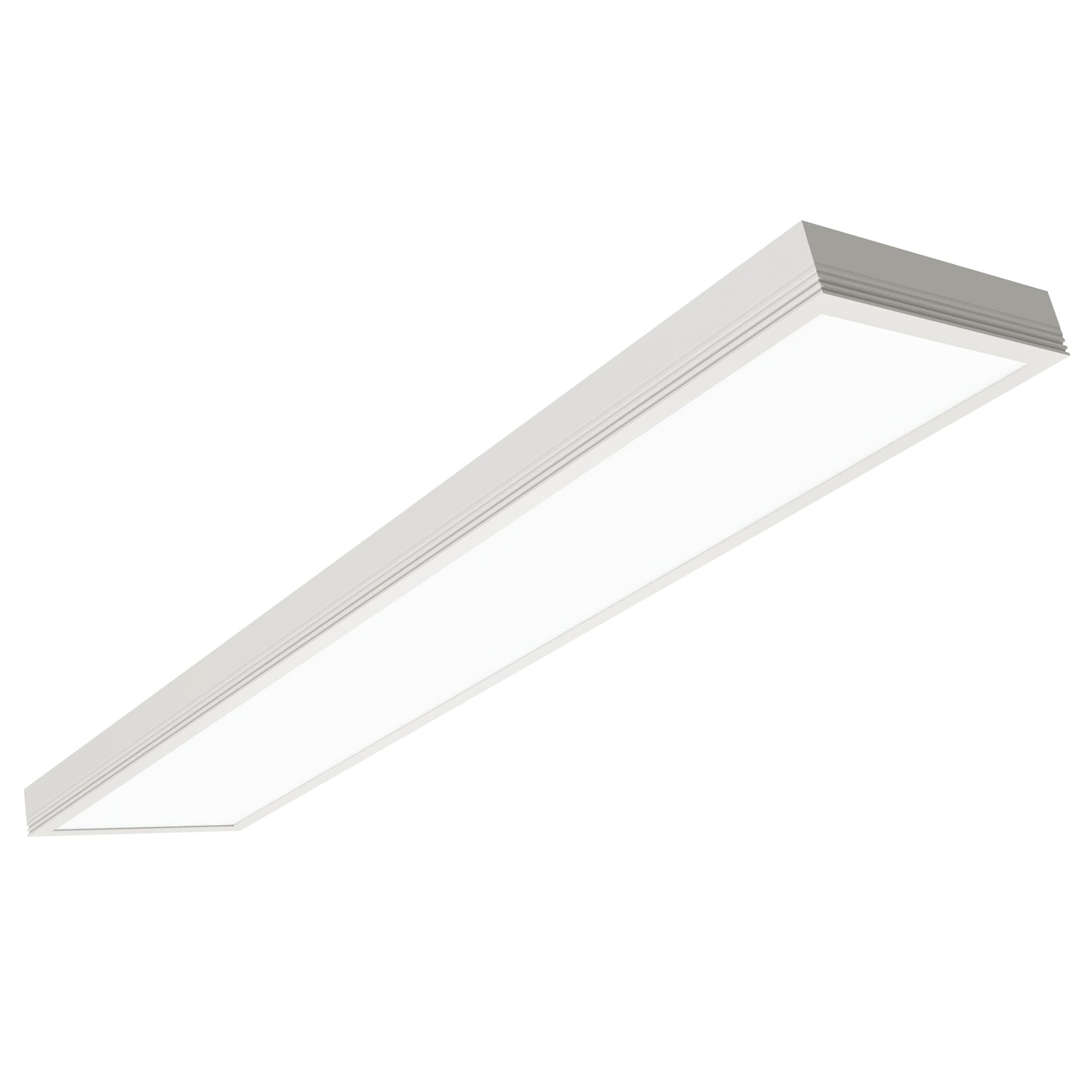ETI SSL Modern LED Linear Flush Mount Light Fixture (4 ft, 5 Color Temperatures) zphhh