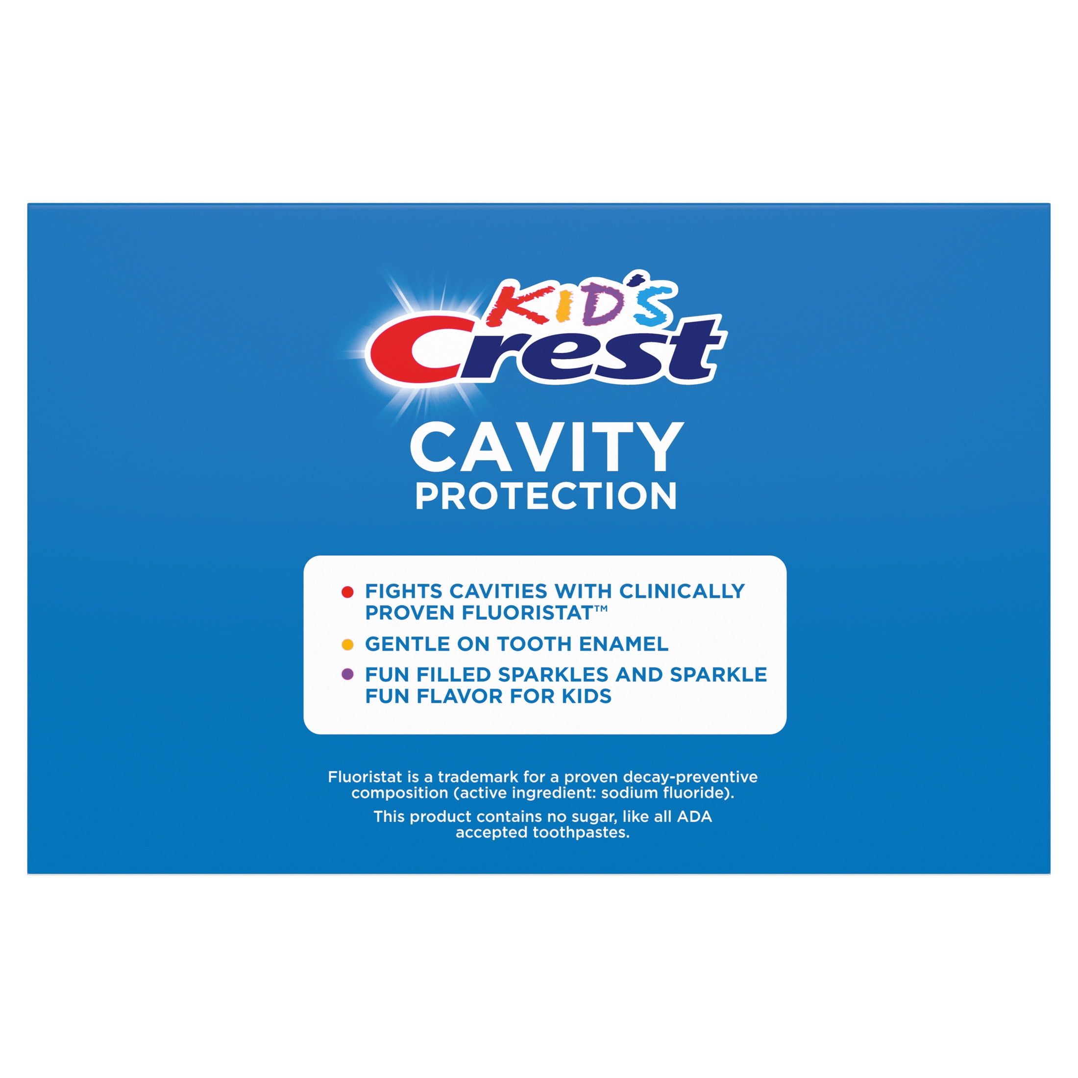 Crest Kids Cavity Protection Toothpaste, Sparkle Fun Flavor, Anticavity Fluoride Formula (4 Pack, 4.6 oz) ev6uw