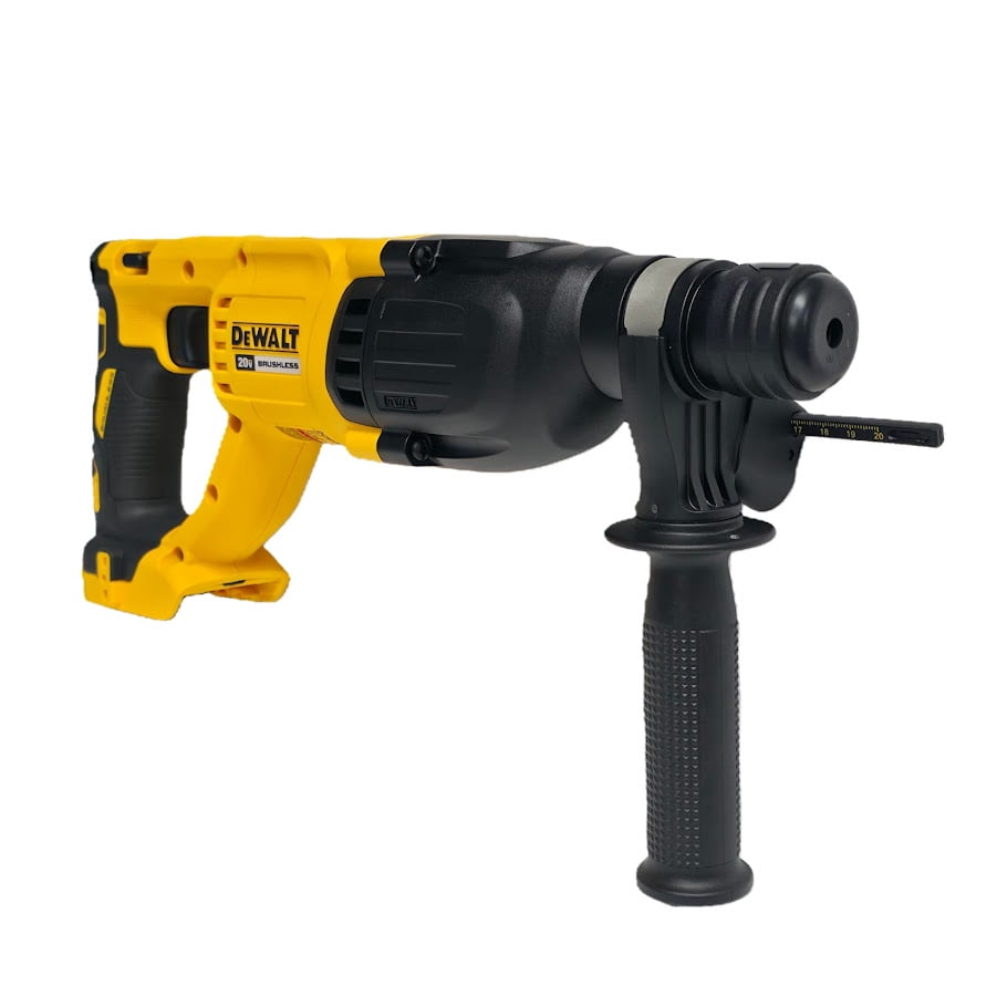 DEWALT 20V MAX XR Brushless 1 in D-Handle Rotary Hammer (DCH133B) High-Performance Cordless Power Tool (Yellow, 1 in) 479xi