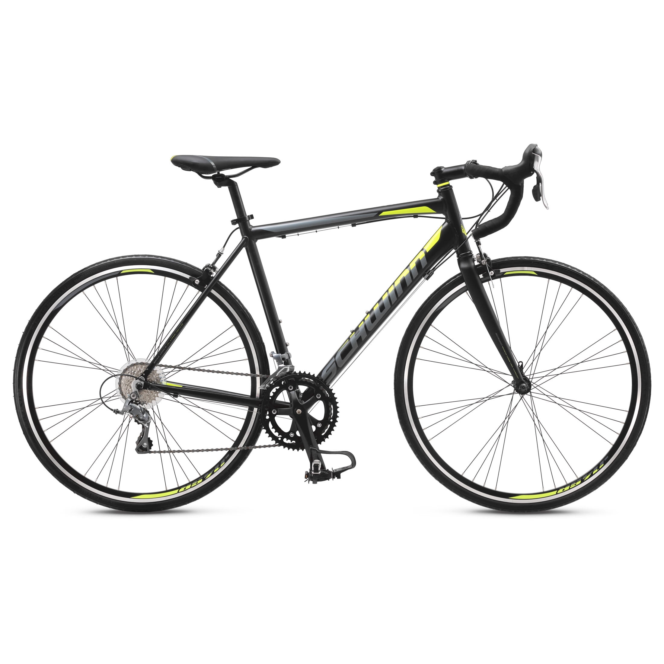 Schwinn Phocus 1600 Road Bike, Lightweight Aluminum Frame, 14-Speed Drivetrain (Matte Black, 700c Wheels) n99xw
