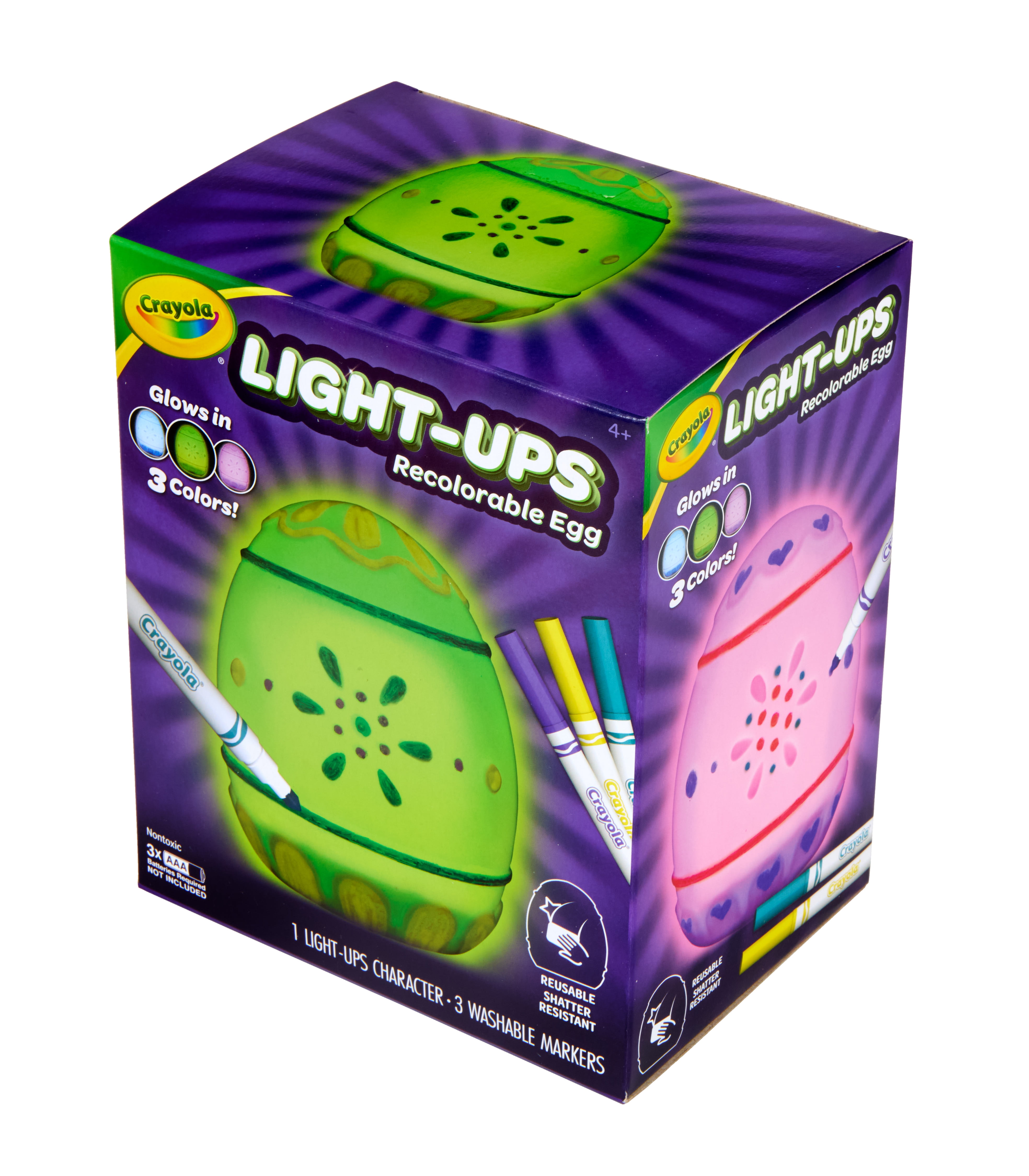 Crayola Light Ups Egg DIY Decorating Art Set (Multi-Color, 1 Pack) scl12