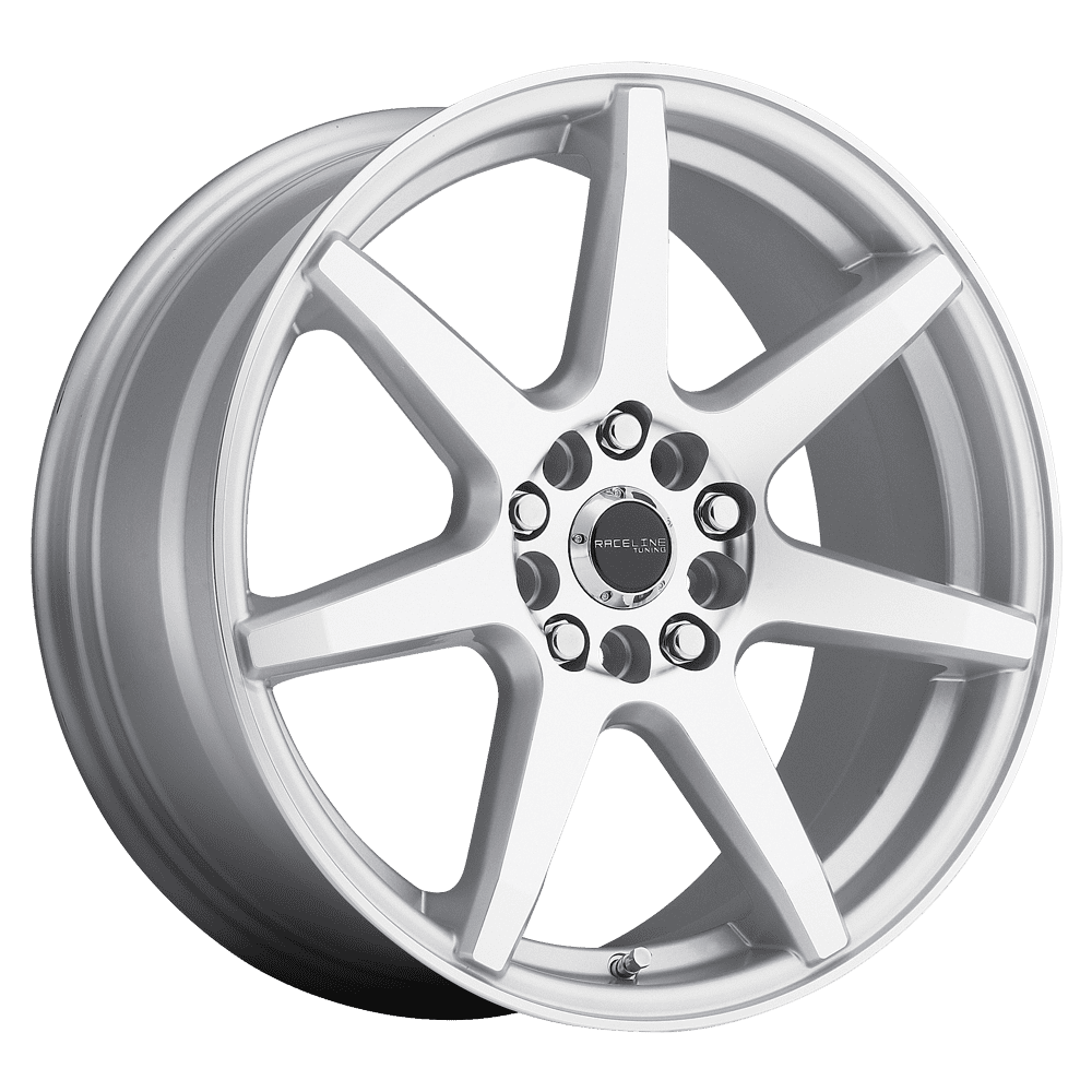 Raceline 131S-EVO Cast Aluminum Wheel (Silver, 17x7.5 in) wnhrl