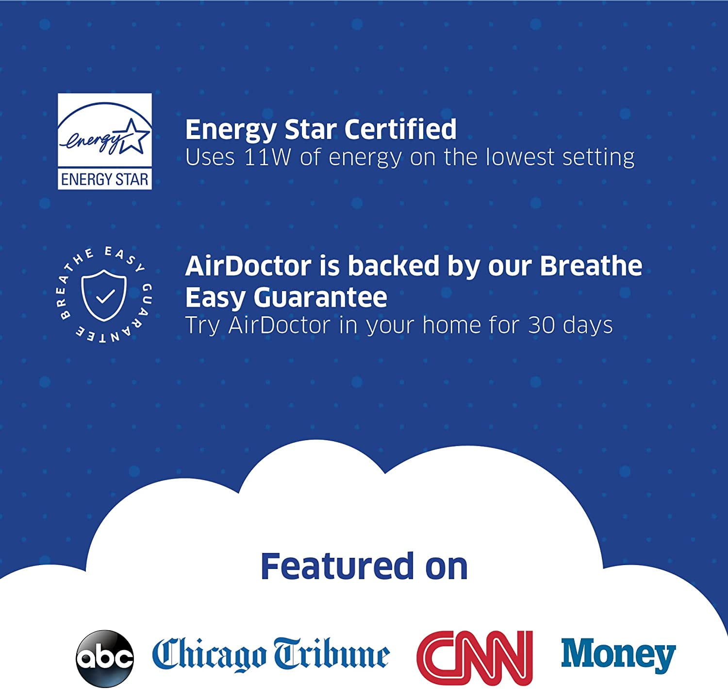 AirDoctor AD1000 HEPA Air Purifier with Ultra HEPA Filtration (Black, 285 sq ft) o1w51