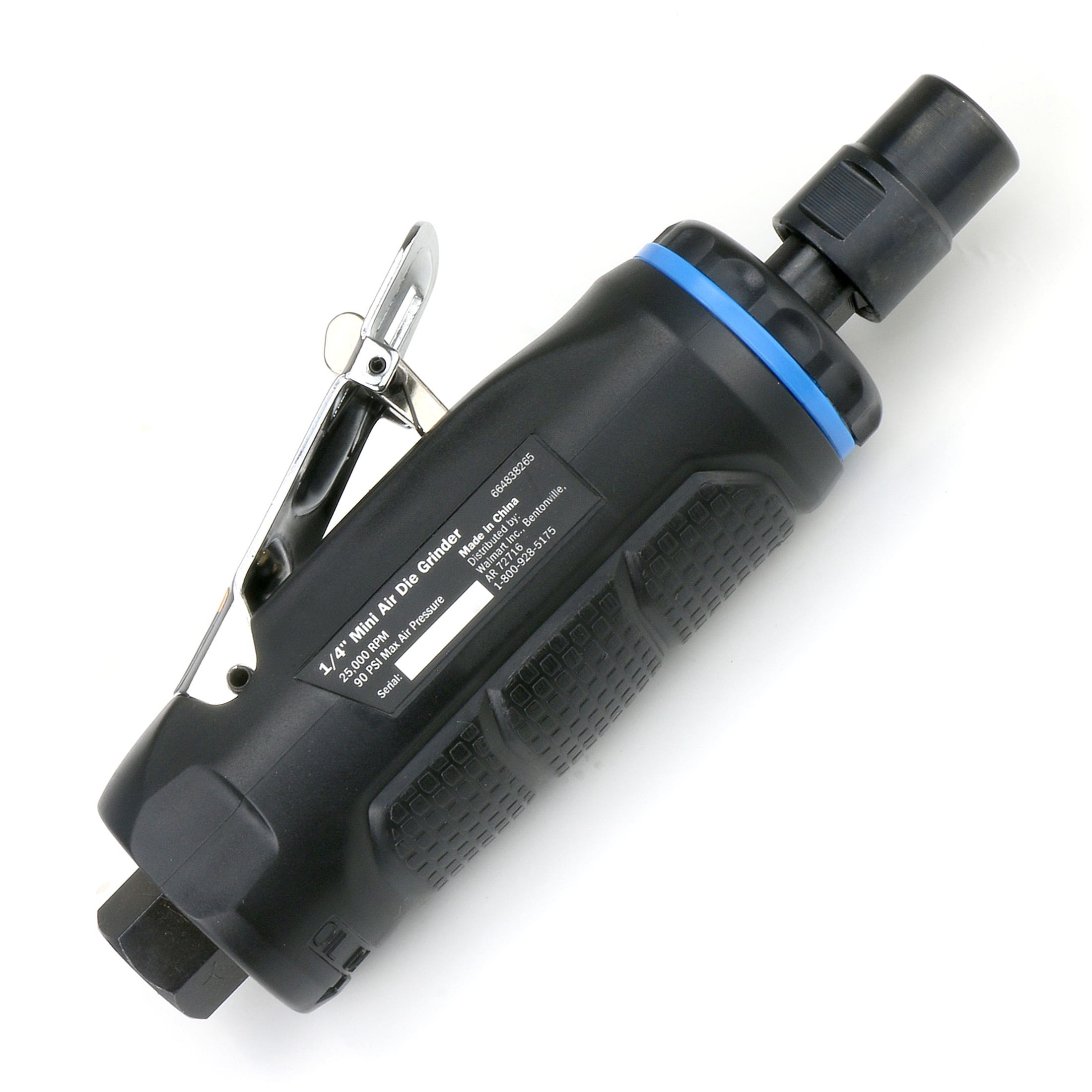 HART Air Die Grinder, Heavy-Duty Pneumatic Rotary Tool for Grinding and Polishing (1/4 in. Collet) bkoxh
