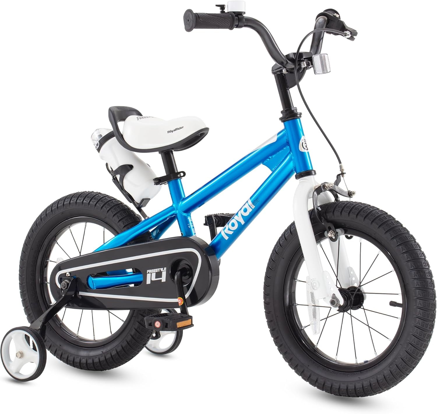 Royal Baby Freestyle Kids Bicycle (Blue, 16 in) 7tz5k