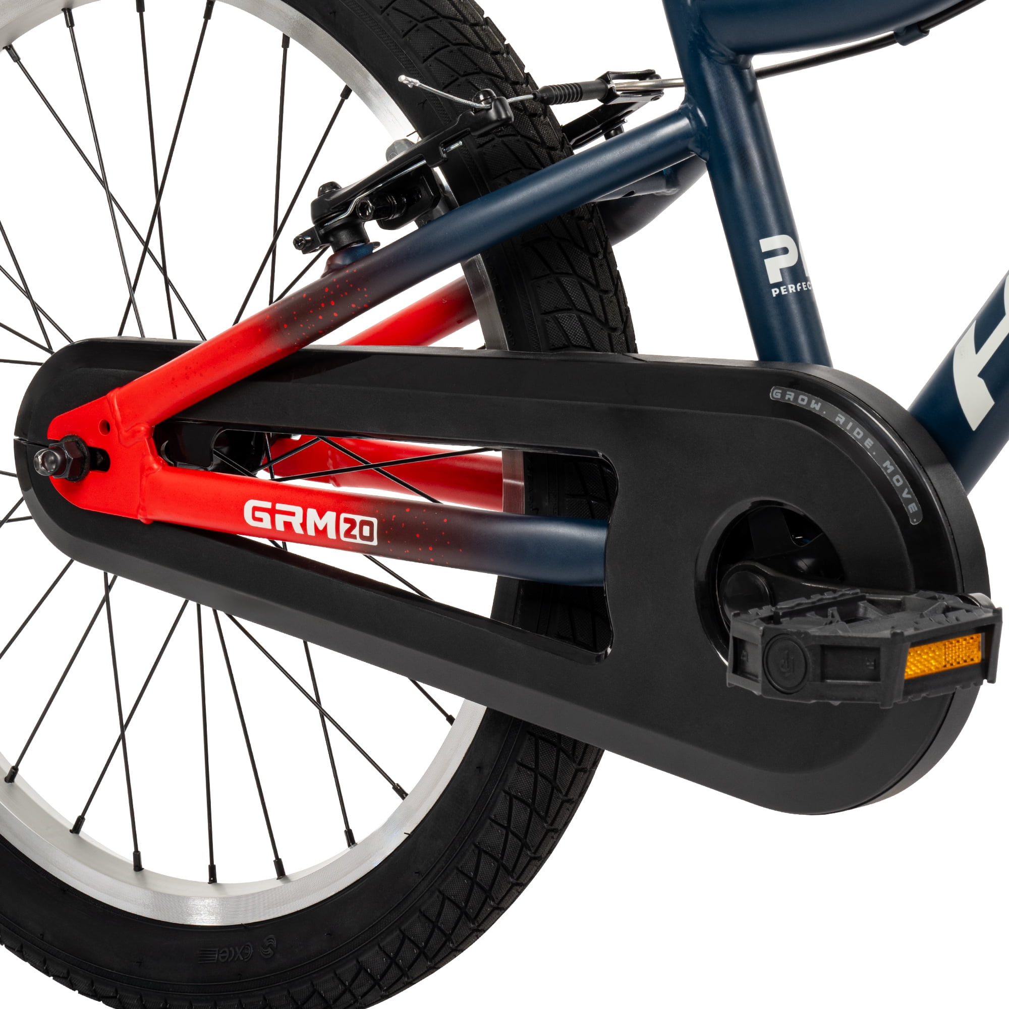 Huffy 20-Inch GRM Kids Bike, Perfect Fit Frame with Dual Braking System (Red, 20 in) a77rl