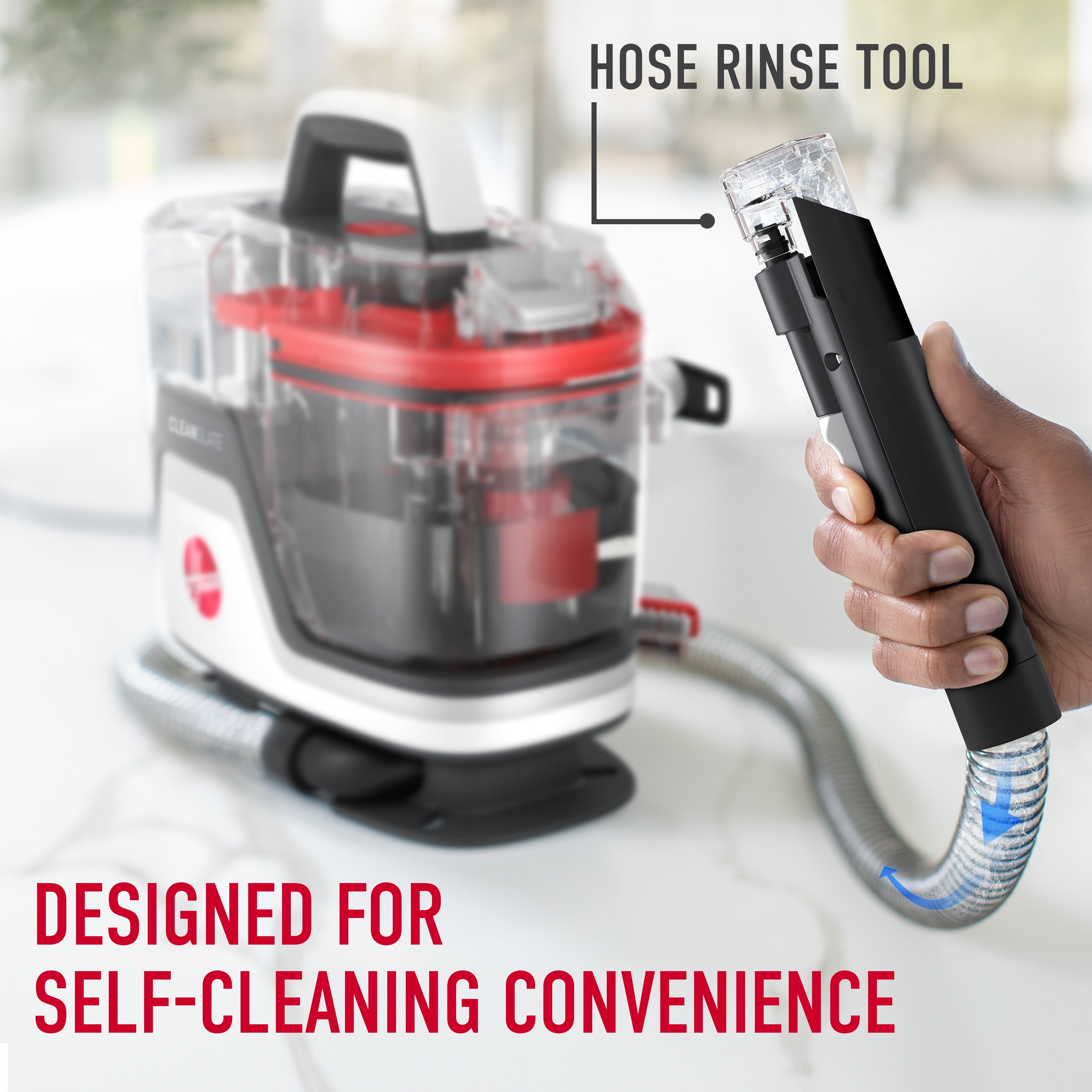 Hoover CleanSlate Portable Carpet and Upholstery Spot Cleaner (Pet Stain Removal, Lightweight, FH14010) s2f0u