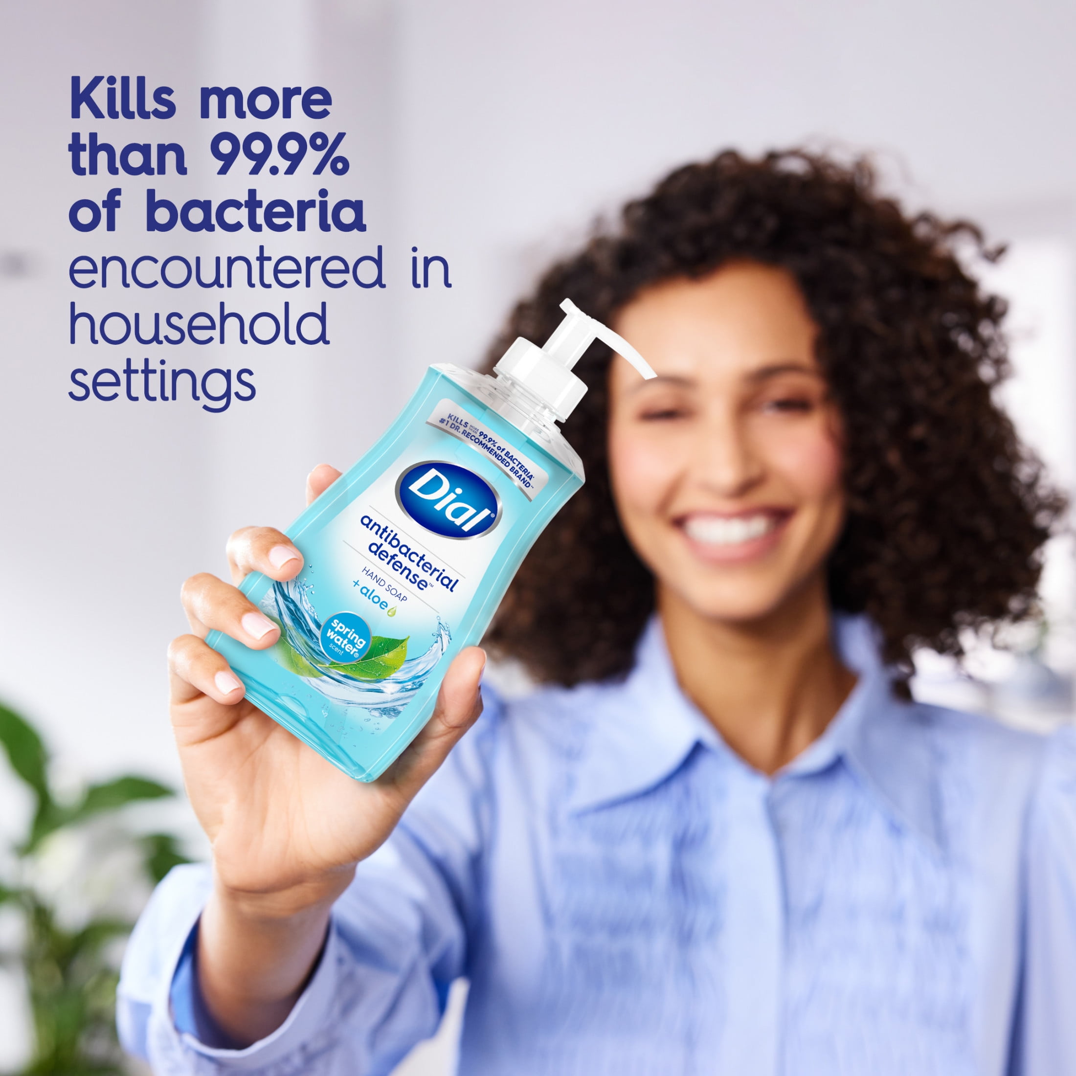 Dial Antibacterial Defense Liquid Hand Soap Refill, Spring Water Scent (52 fl oz) m82eq