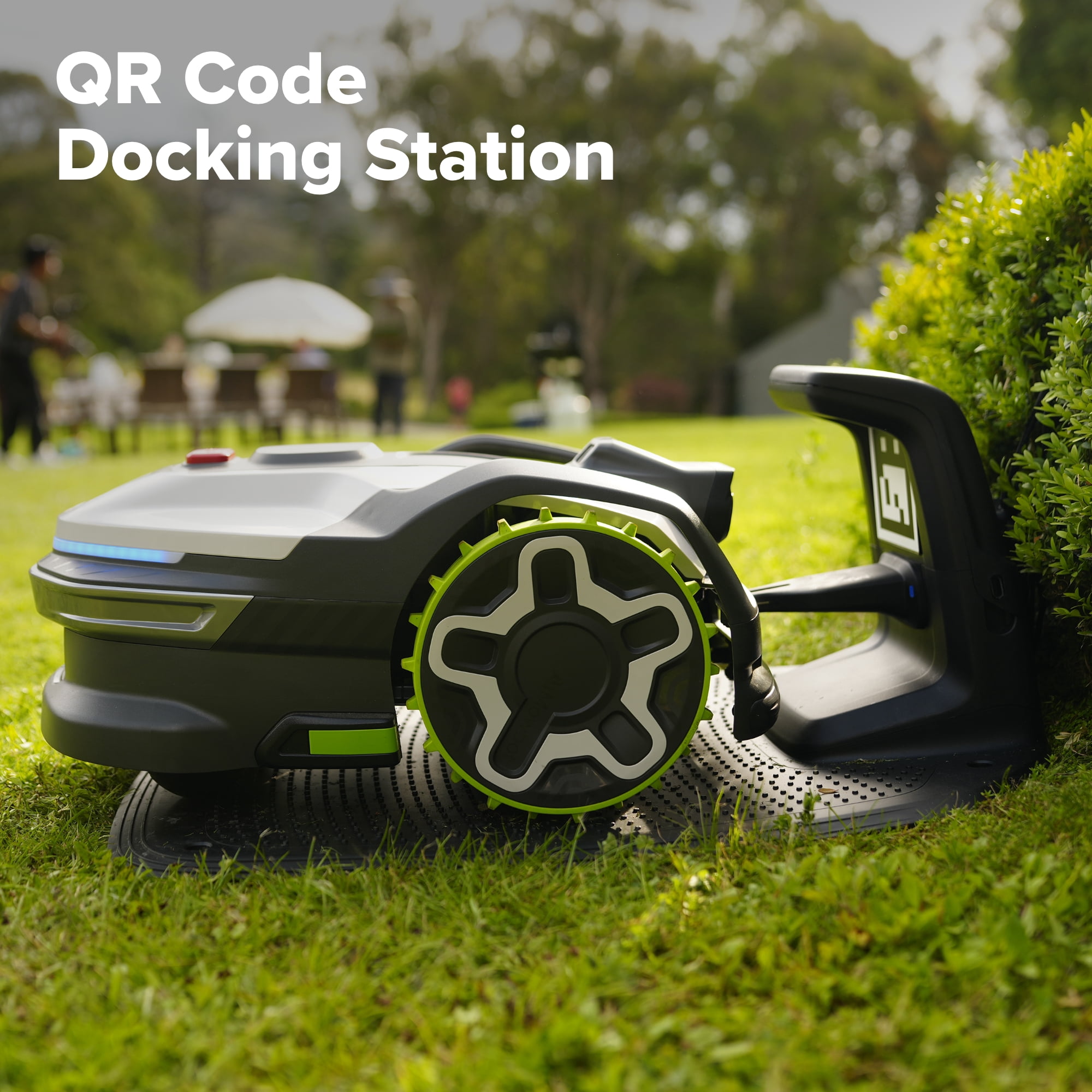 Greenworks AiMowbot Wire-Free RTKVision Robotic Mower (Green, 0.5 Acre Capacity) z6jfc