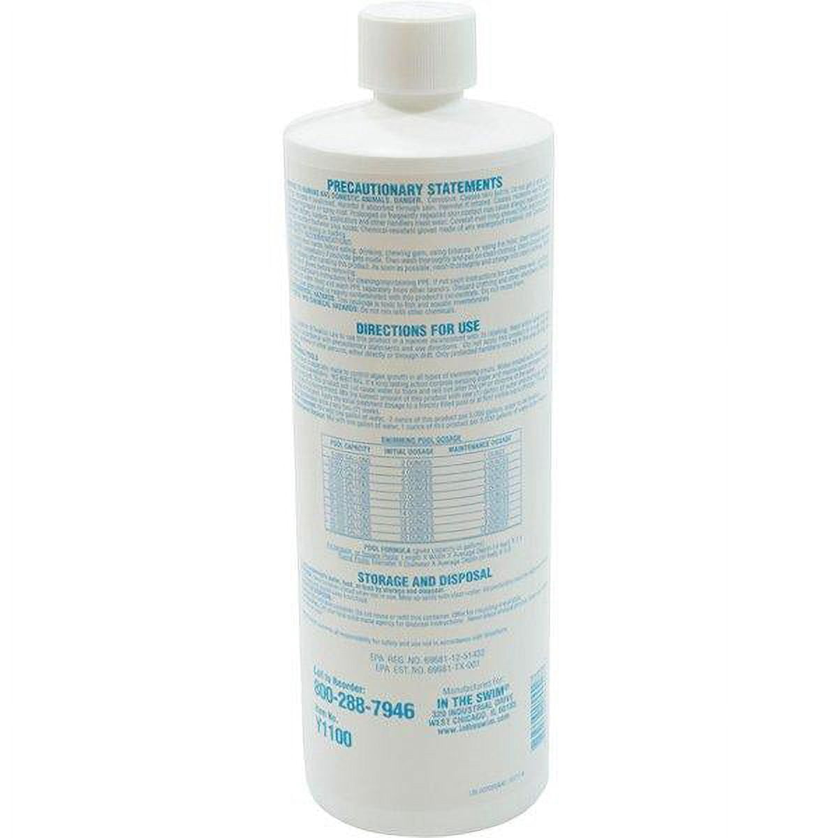 In The Swim Super Algaecide for Swimming Pools, Non-Foaming Yellow and Mustard Algae Preventative (32 fl oz) p8l3w