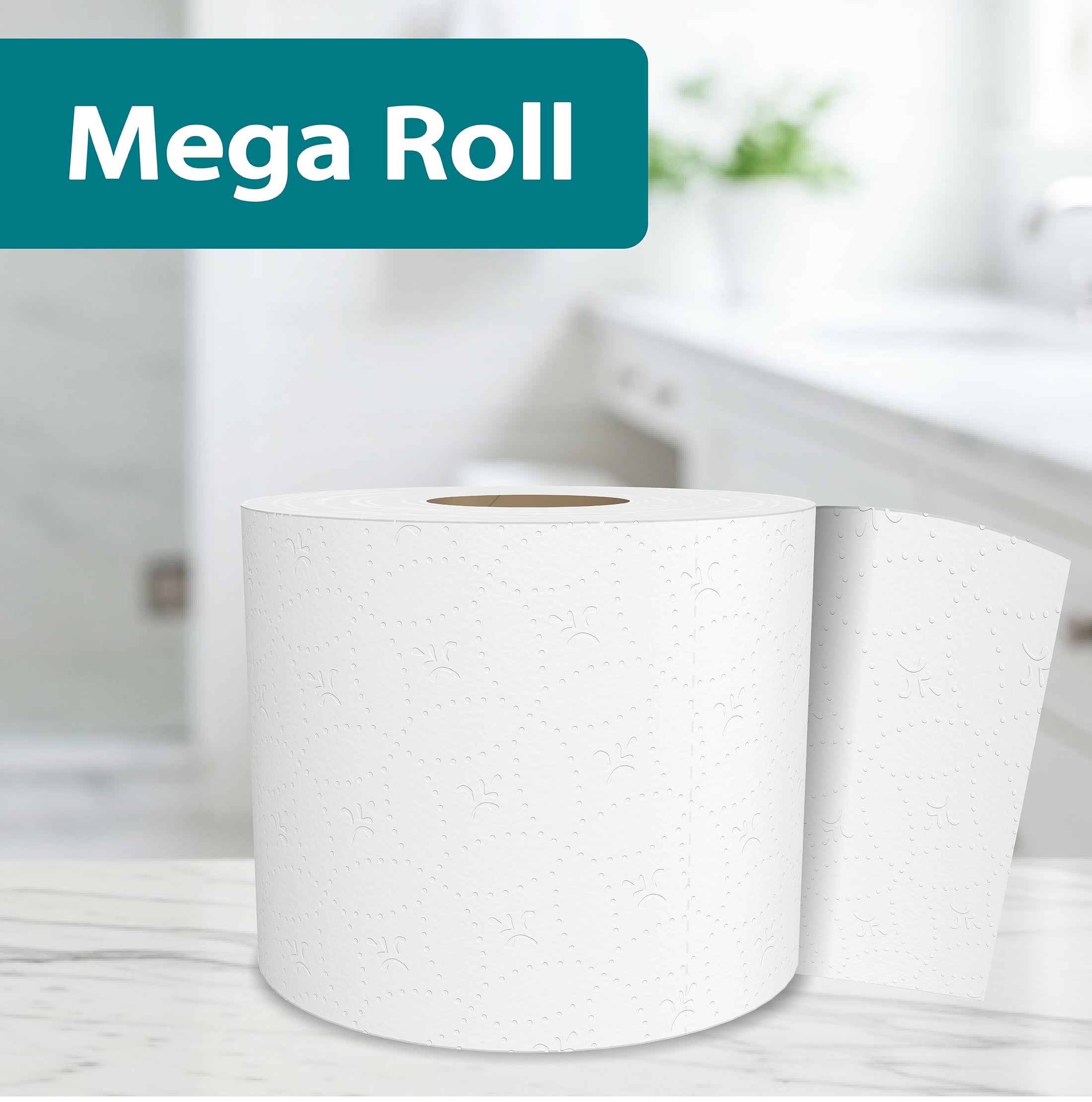 Great Value Everyday Soft Bath Tissue, 2-Ply Mega Rolls (12 Pack, 48 Total Rolls) fd47m - Image 4