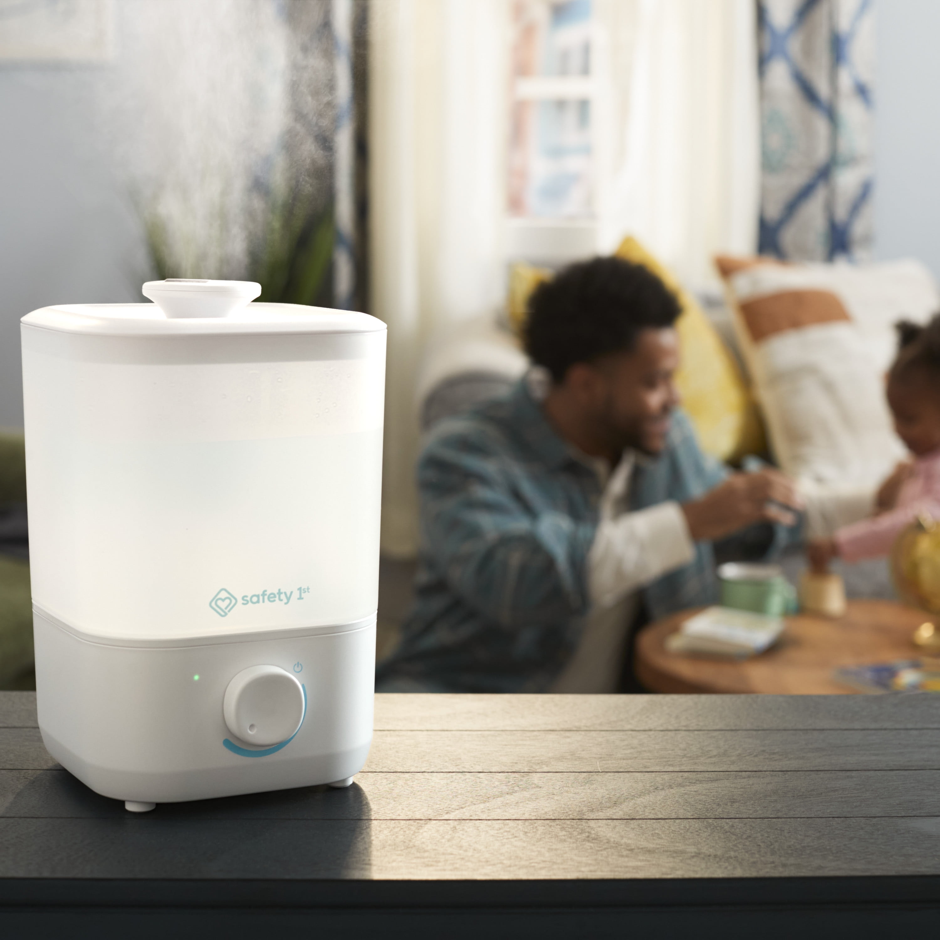 Safety 1st Easy-Fill Ultrasonic Cool Mist Humidifier (White, 0.5 gal) k3r5k
