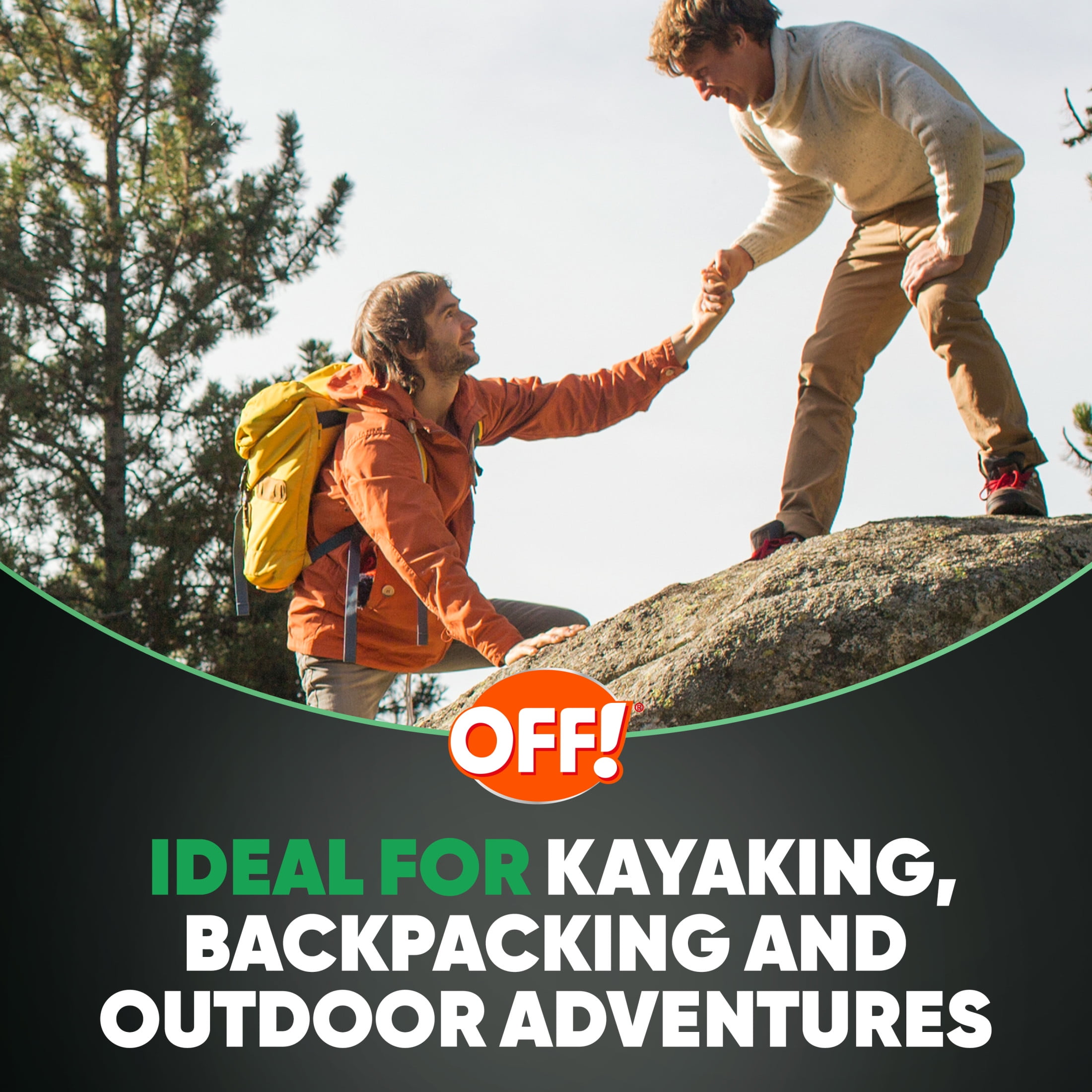 OFF! Deep Woods Sportsmen Insect Repellent, Long-Lasting Mosquito and Tick Protection (2 Pack, 16 oz) 1mg1o