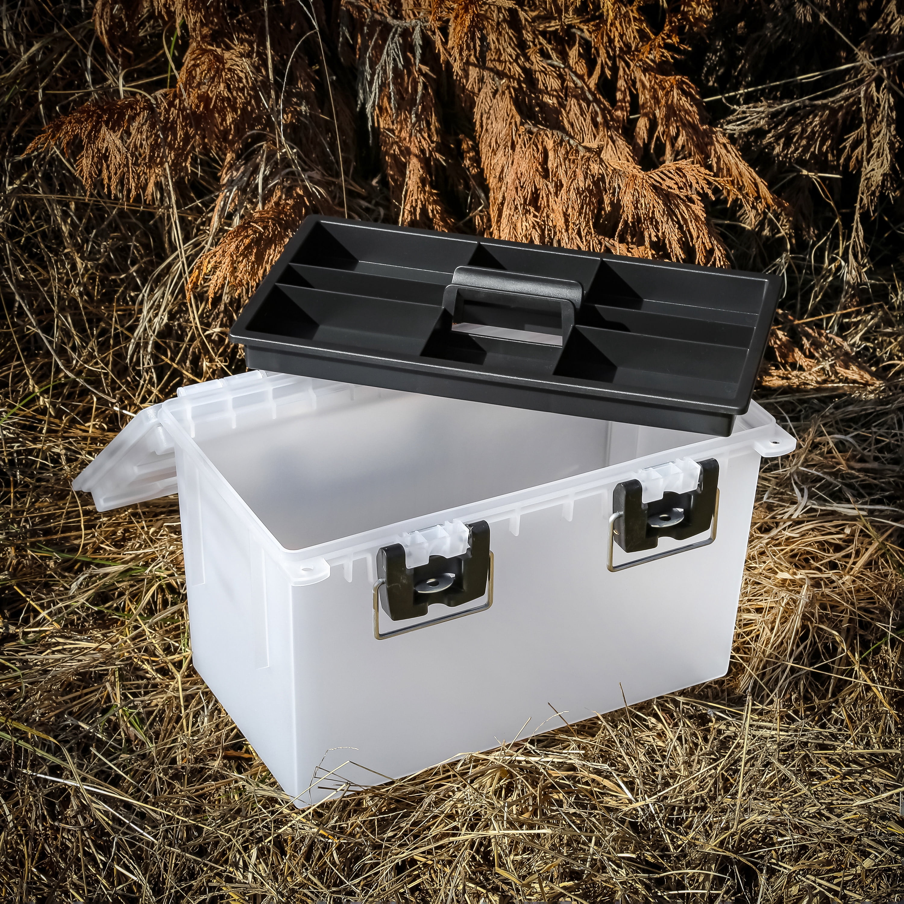 Sheffield XL Ammo & Utility Storage Box, Heavy-Duty Weather-Resistant Case (Frost, 14 in x 9 in x 9.25 in) uk57k