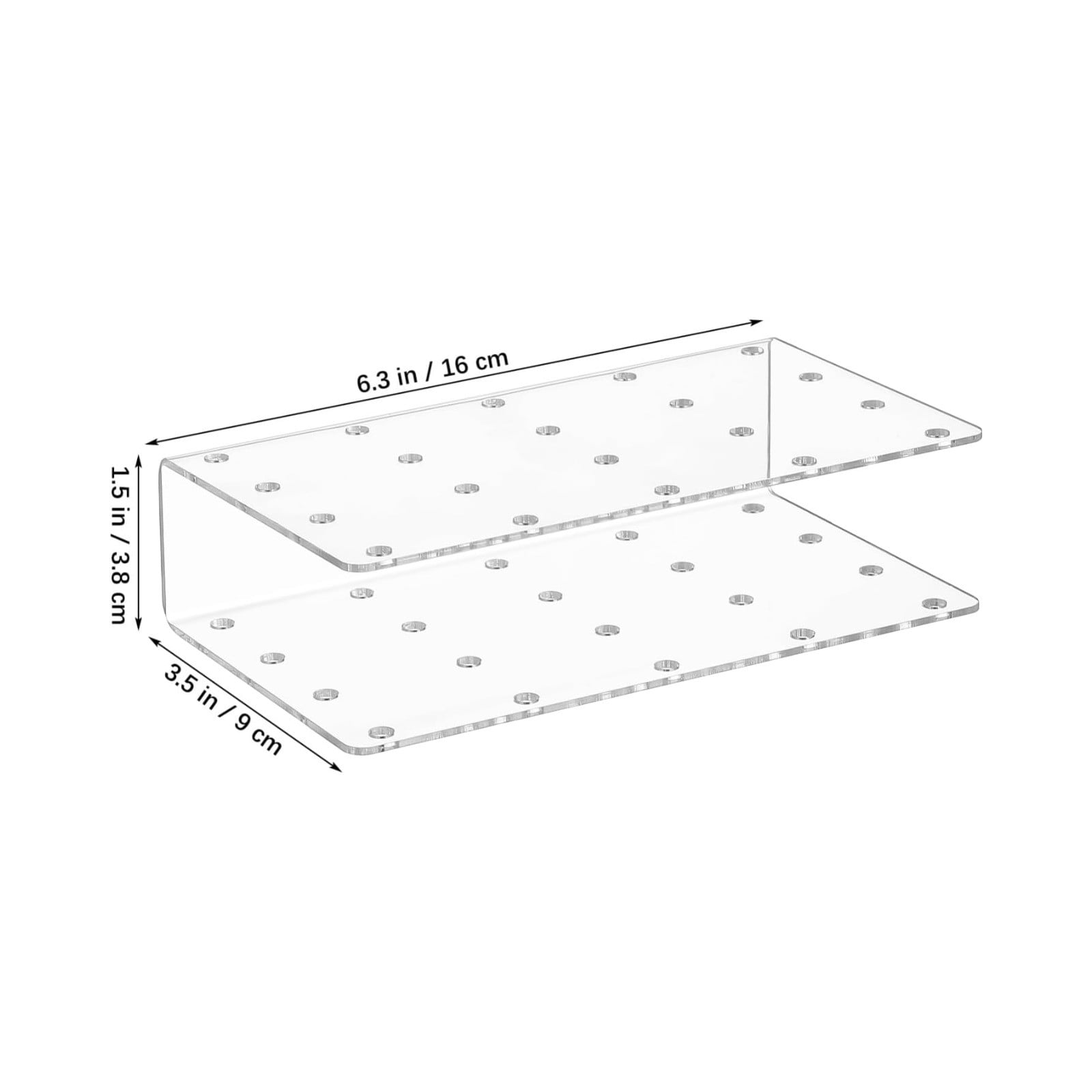Liulin Cake Pop Stand, 20-Hole Clear Acrylic Lollipop Display Holder for Parties and Weddings (Clear, 6.3 in x 3.5 in x 1.5 in) vw6wj