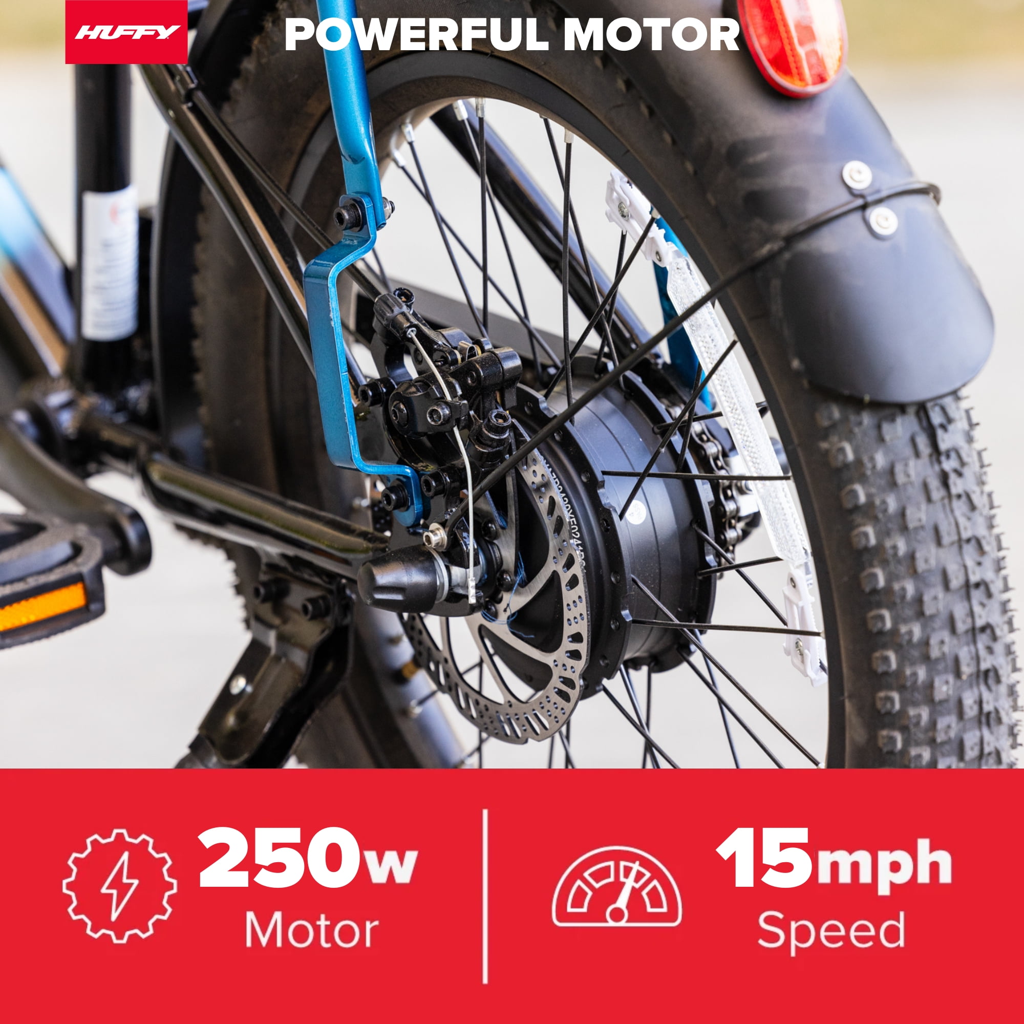 Huffy eThunder Road Electric Bike (Teal, 20 in) kst95