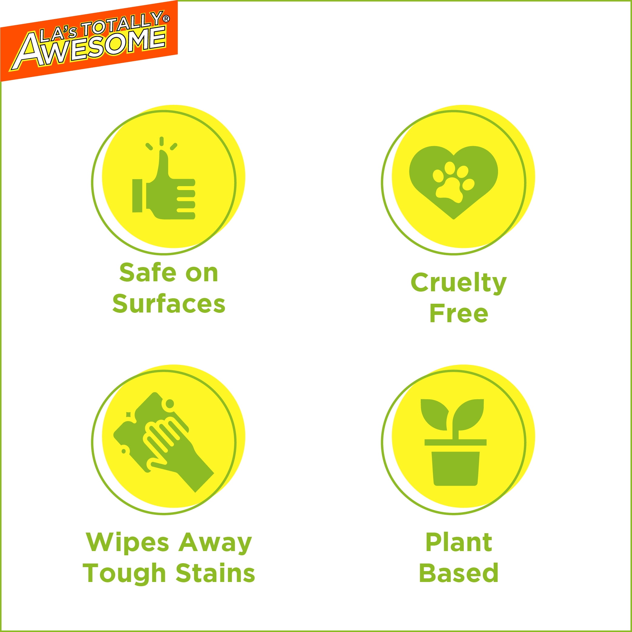 LA's Totally Awesome Daily Kitchen Cleaner Spray, Plant-Derived Multi-Surface Formula (32 fl oz, Pack of 6) 9prrf
