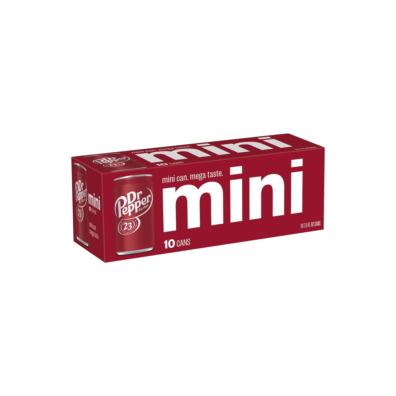 Dr. Pepper Soda Pop, Original Flavor Refreshing Carbonated Beverage (10 Pack, 7.5 fl oz) nv7y9