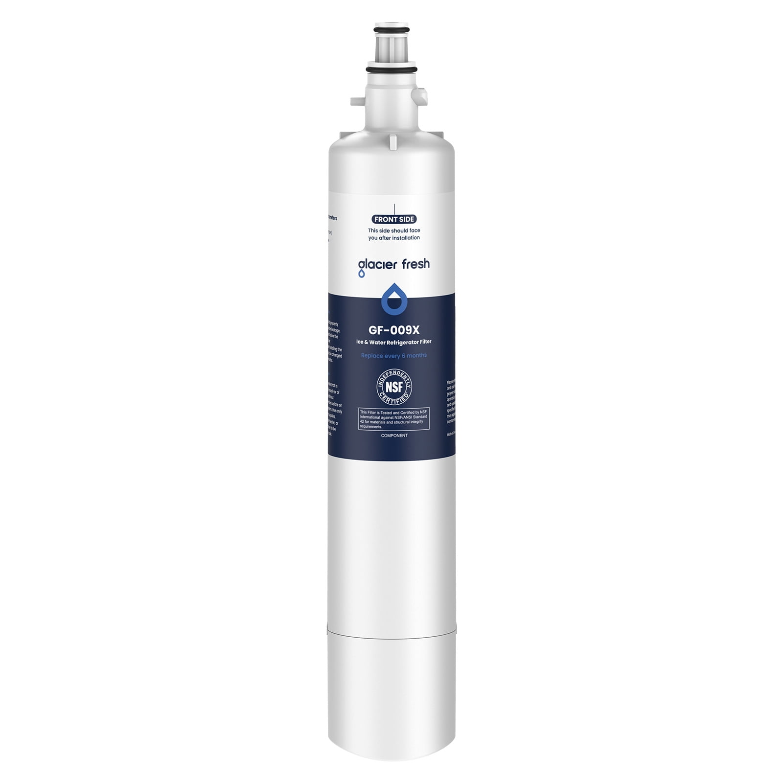 Glacier Fresh RPWFE Refrigerator Water Filter Replacement (Built-in Chip, 1 Pack) n1j5c