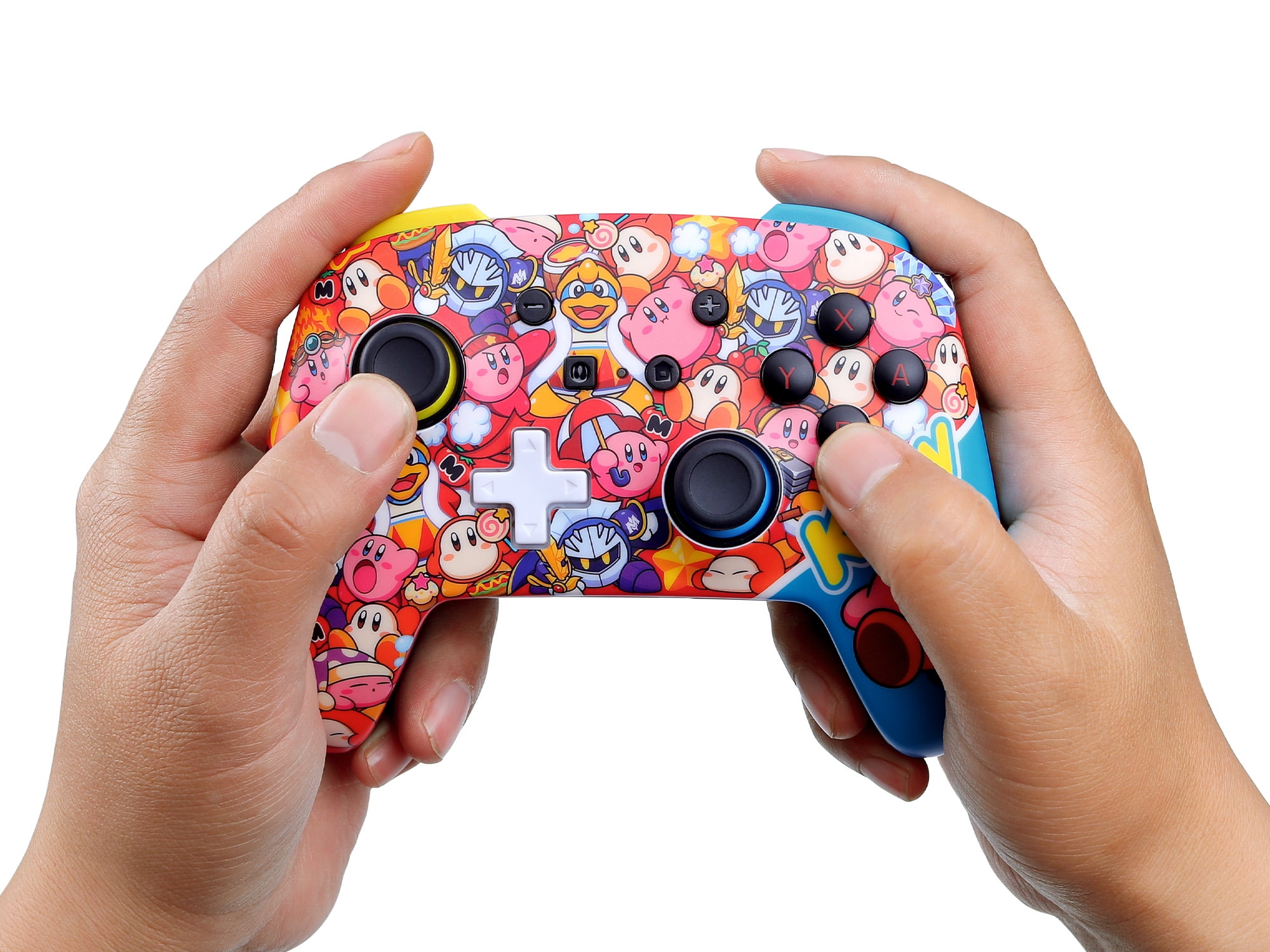 PowerA Enhanced Wireless Controller for Nintendo Switch (World of Kirby, 10 ft) qqkxh