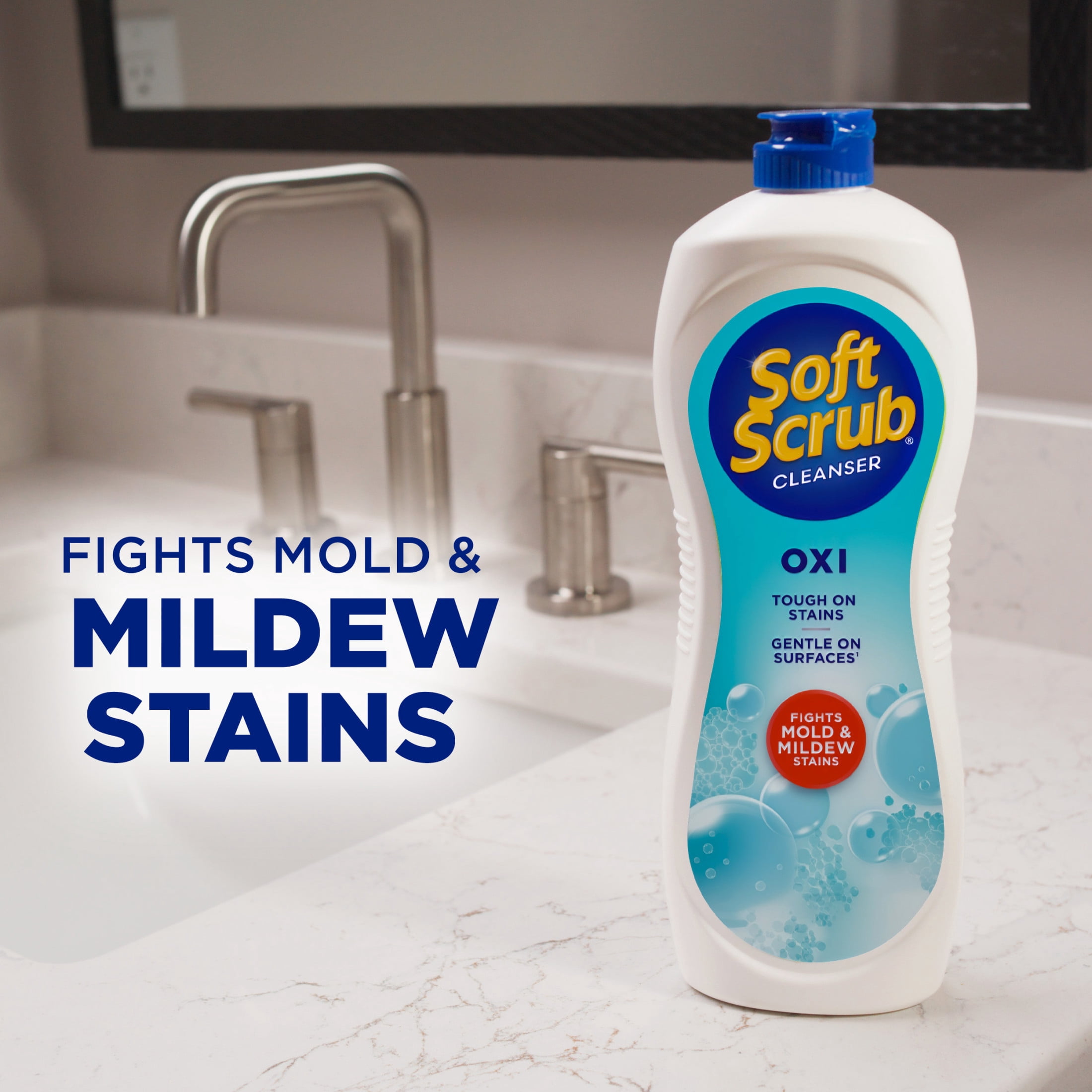 Soft Scrub Oxi Multi-Surface Cleaner, Stain Fighting Deep Cleaning Power (24 oz) 7h0s5 - Image 3