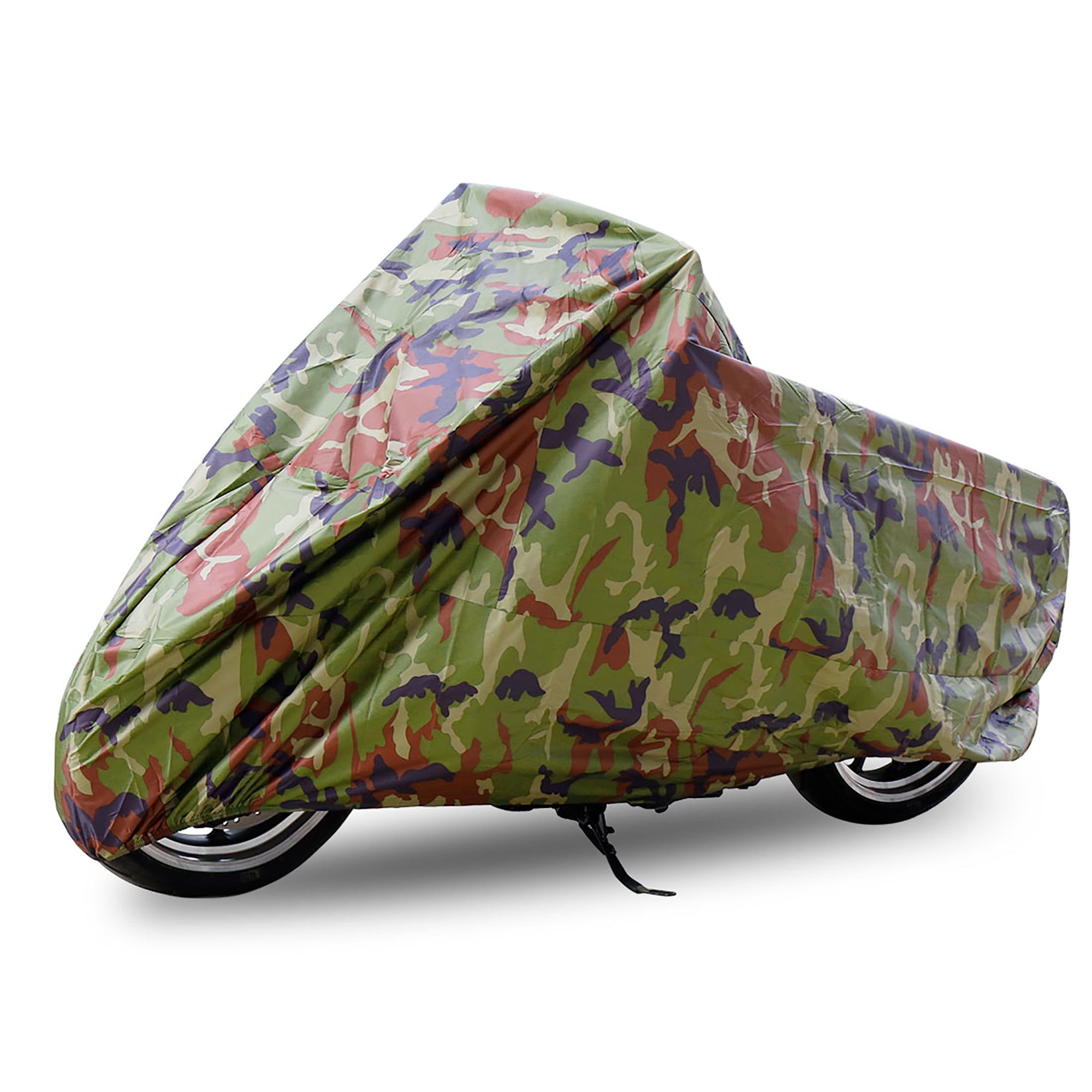 REGALWOVEN Motorcycle Cover Waterproof Outdoor UV Protection (Camouflage, XXXL) lv4rs