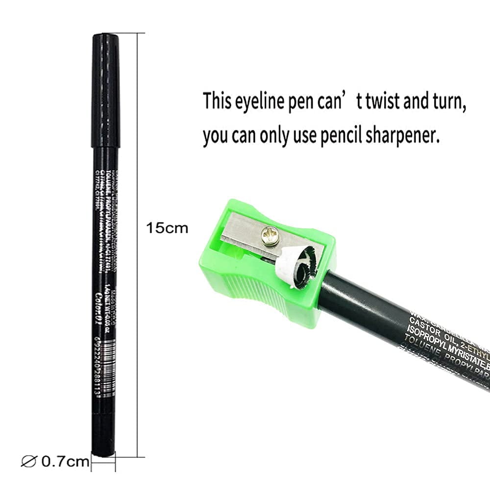 Livhil 12-Piece Colorful Eyeliner Pencil Set, Waterproof Gel Eye and Lip Liner Makeup (Multicolor, 12 Count) p9t73