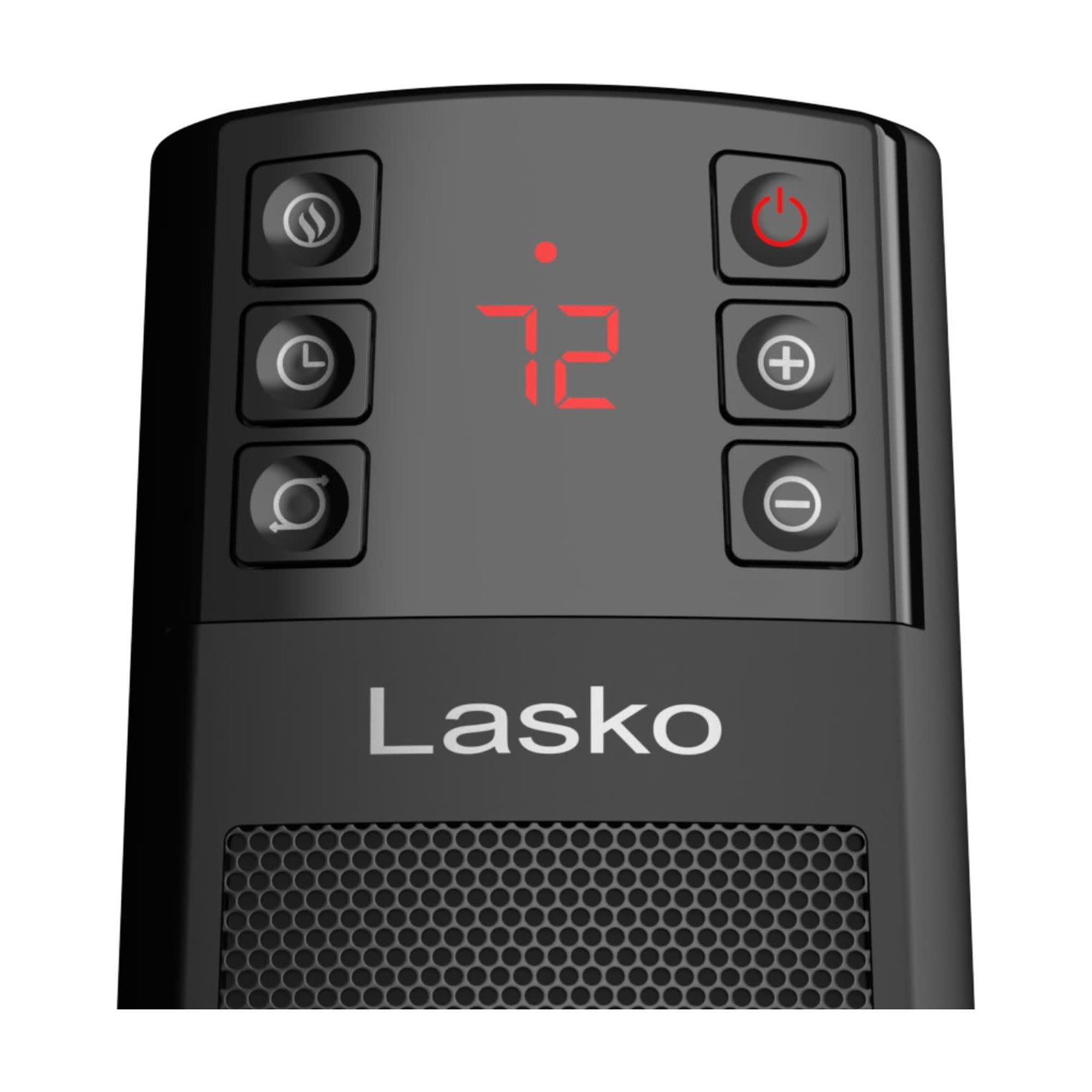 Lasko Oscillating Ceramic Tower Space Heater with Remote Control and Adjustable Thermostat (Black, 22 in) w66vn