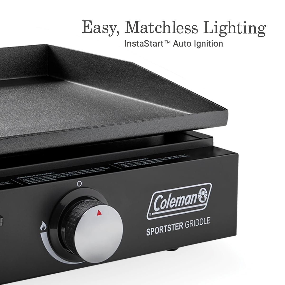Coleman Sportster Tabletop Griddle, Portable Outdoor Camping Grill (Black, 17 in) 8r6yf