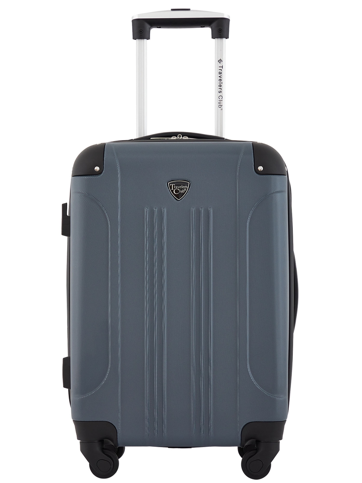 Travelers Club Hard Side Expandable Rolling Spinner Carry-on (Dark Slate, 20 in) kukqf