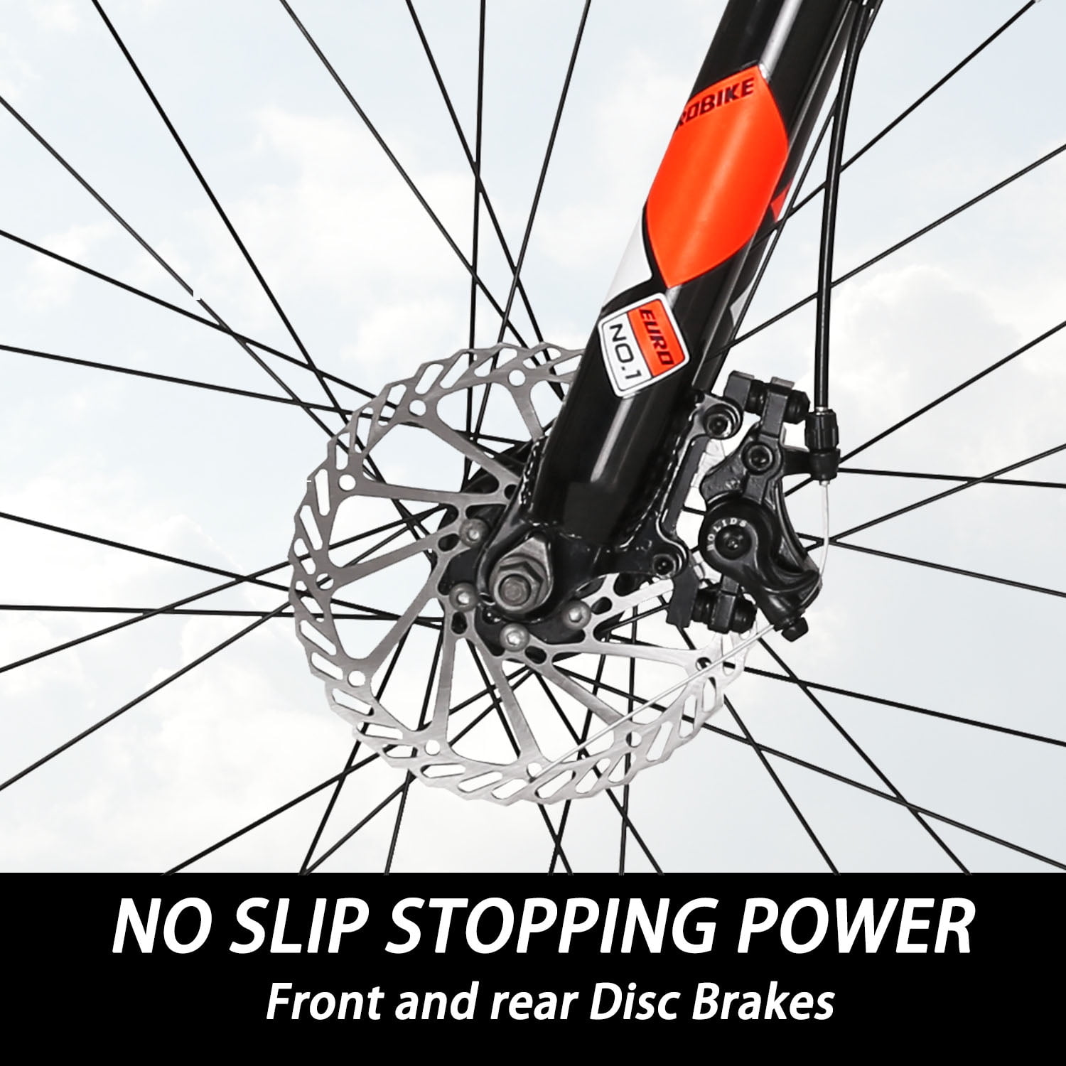 Eurobike Full Suspension Mountain Bike 21 Speed Bicycle (Orange, 27.5 in) yn9km