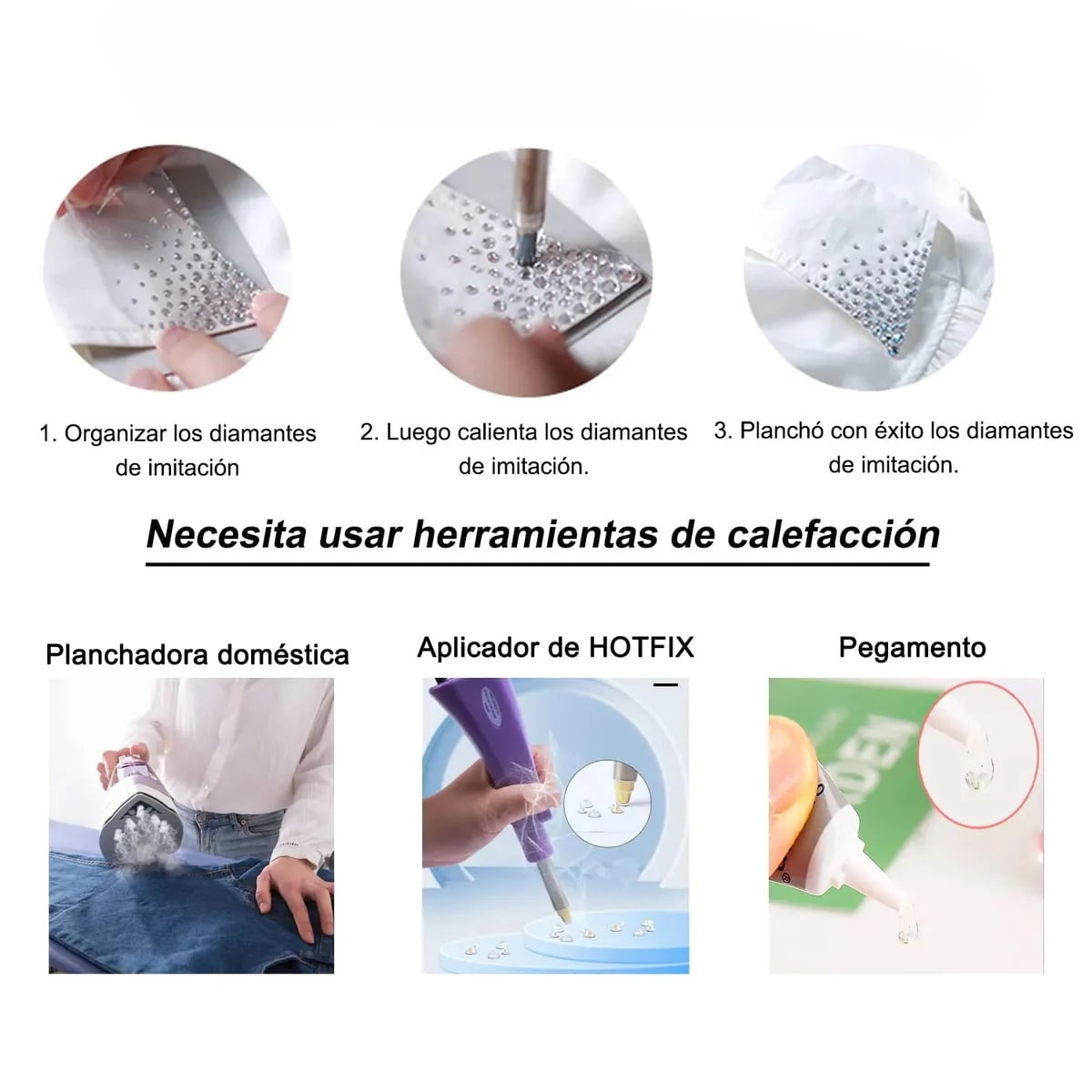 BEADSLAND Hotfix Rhinestones for DIY Crafts, High-Sparkle Glass Crystals (Clear, 14400 Pieces) 4zudh