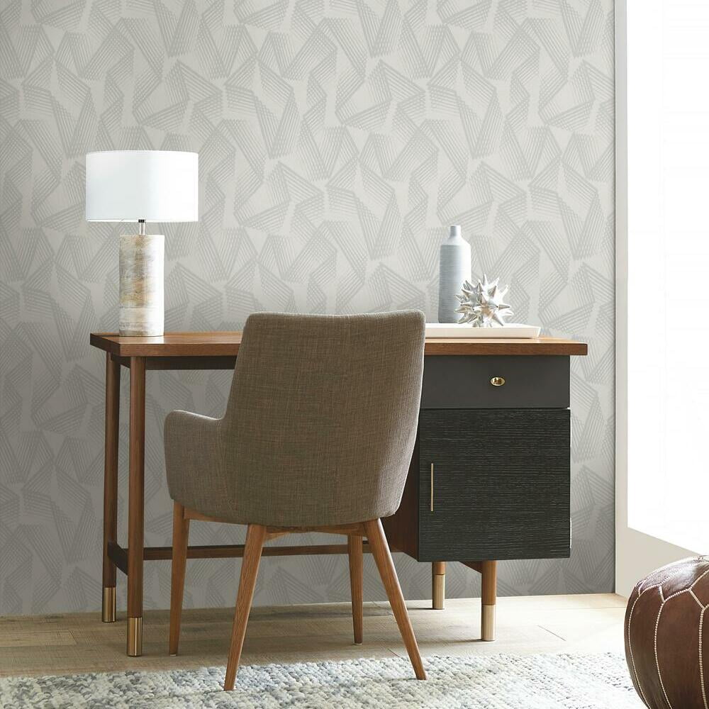 RoomMates Acceleration Peel and Stick Wallpaper (Grey, 20.5 in x 16.5 ft) m2t8m
