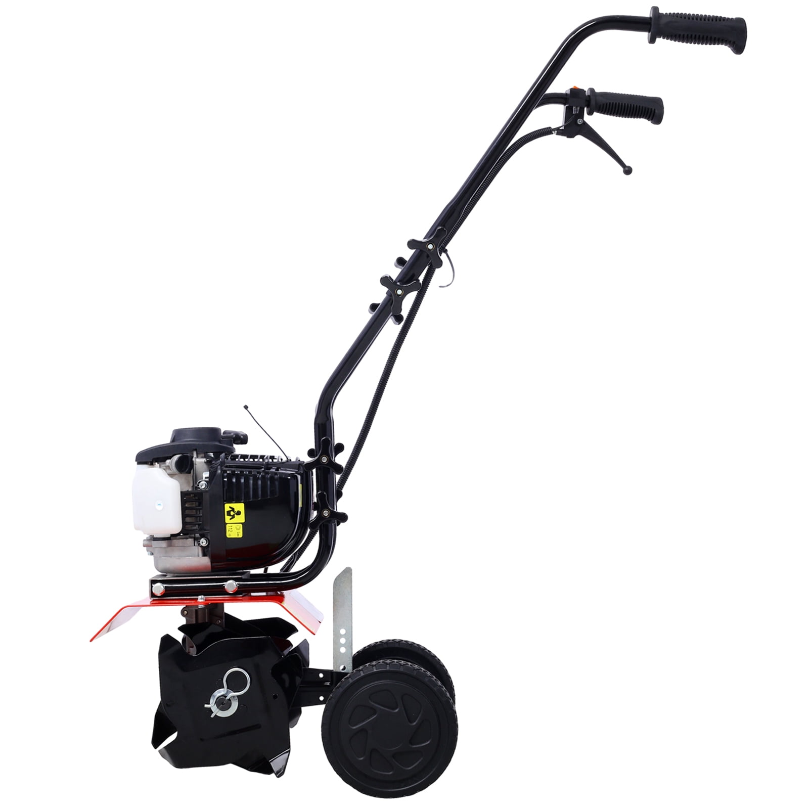 Olurrisa Mini Tiller Cultivator, 37.7cc 4-Stroke Engine, Heavy-Duty Gear Drive Transmission (1 Unit) 6gvbx