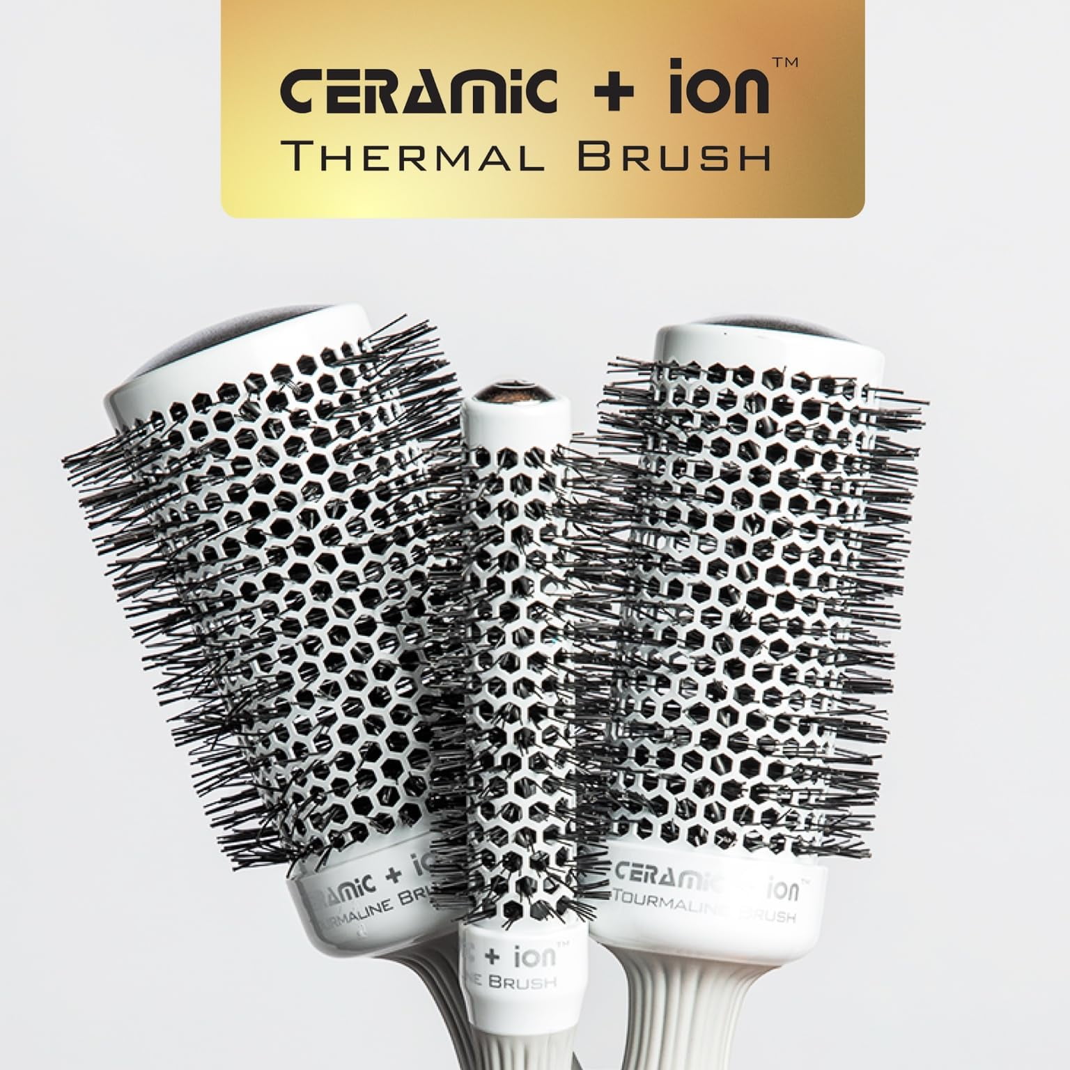 Olivia Garden Ceramic + Ion Thermal Round Hair Brush (0.5 in) sbqqf